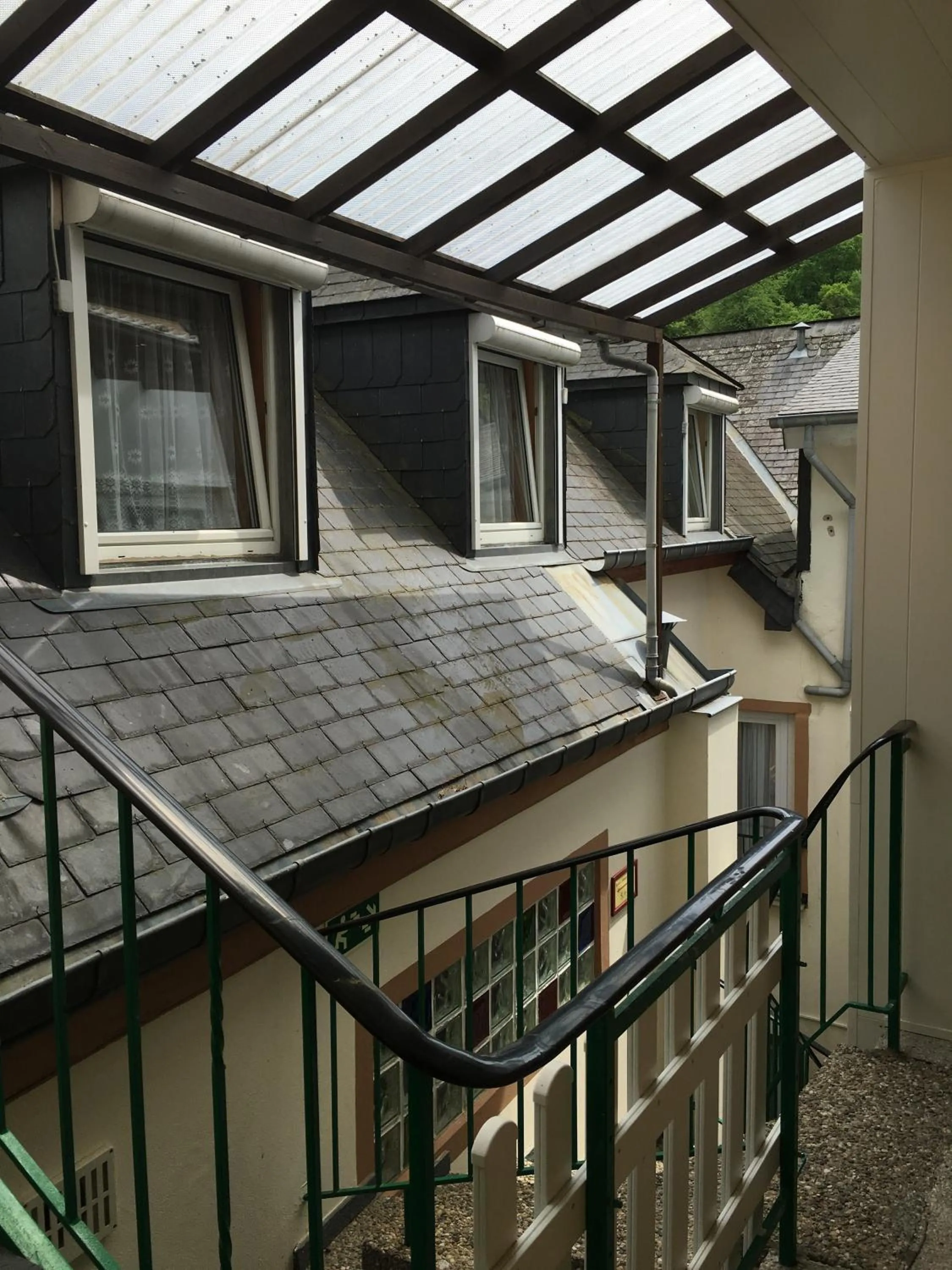 Patio in Bed & Breakfast du Château
