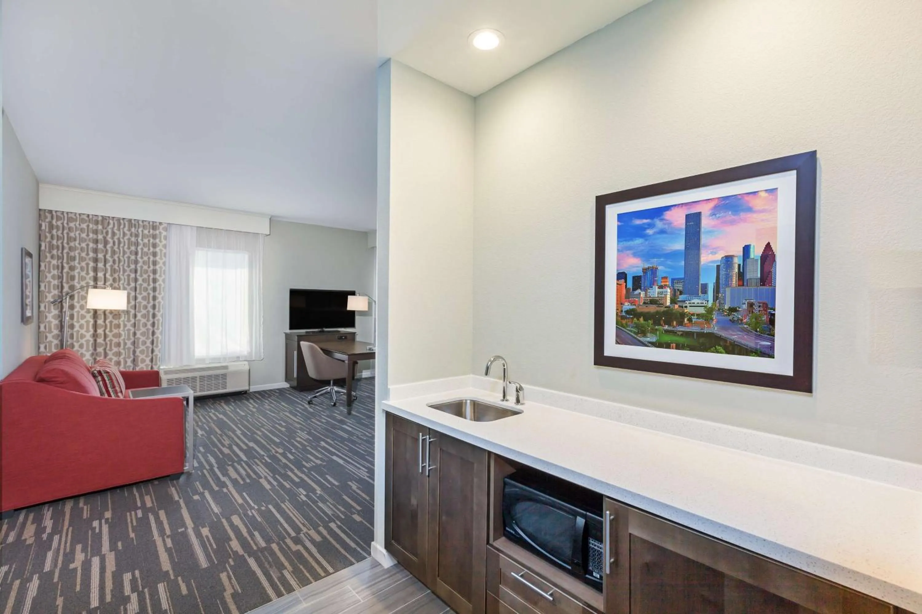 Kitchen or kitchenette in Hampton Inn & Suites Houston/Atascocita, Tx