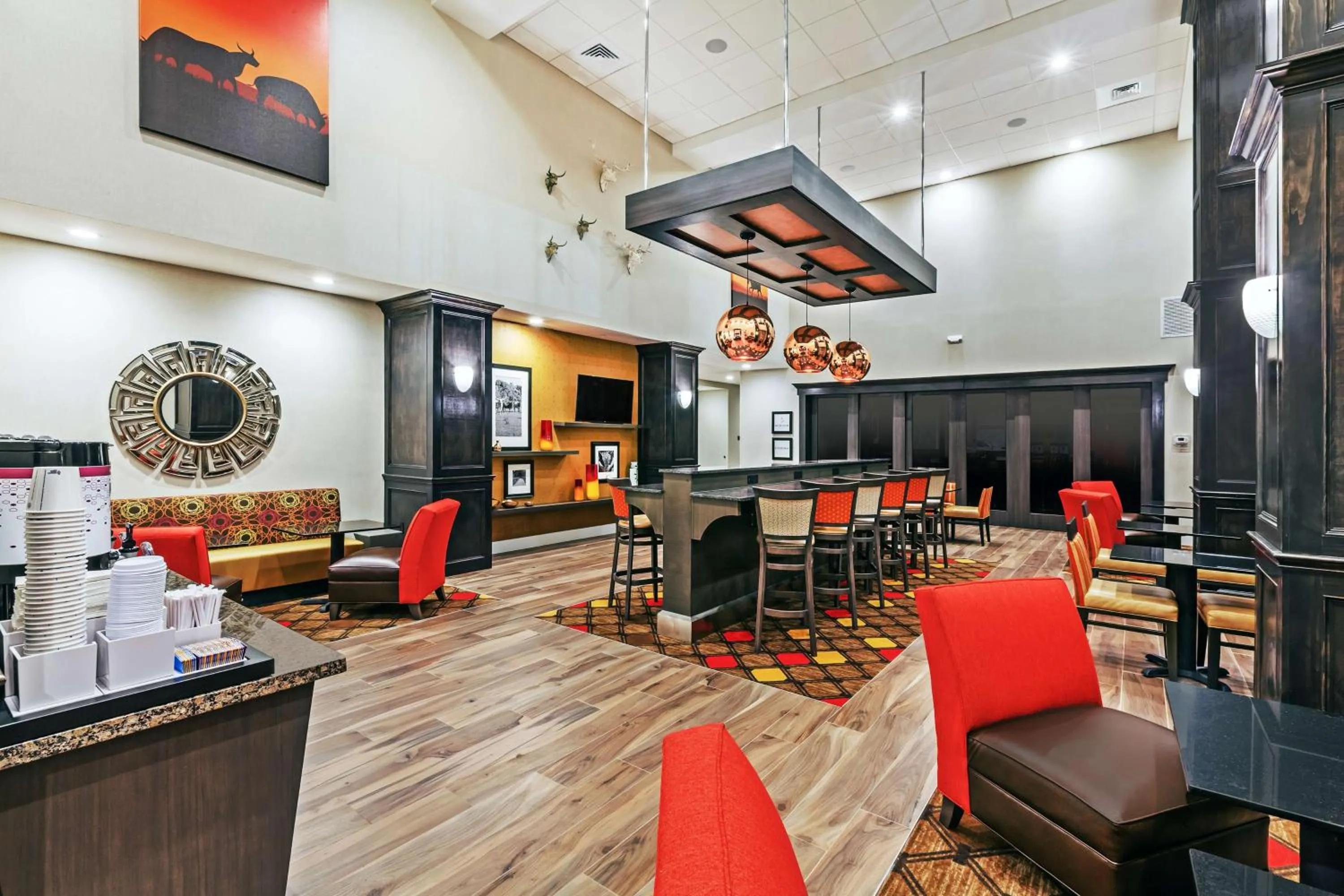 Lobby or reception in Hampton Inn & Suites Houston/Atascocita, Tx