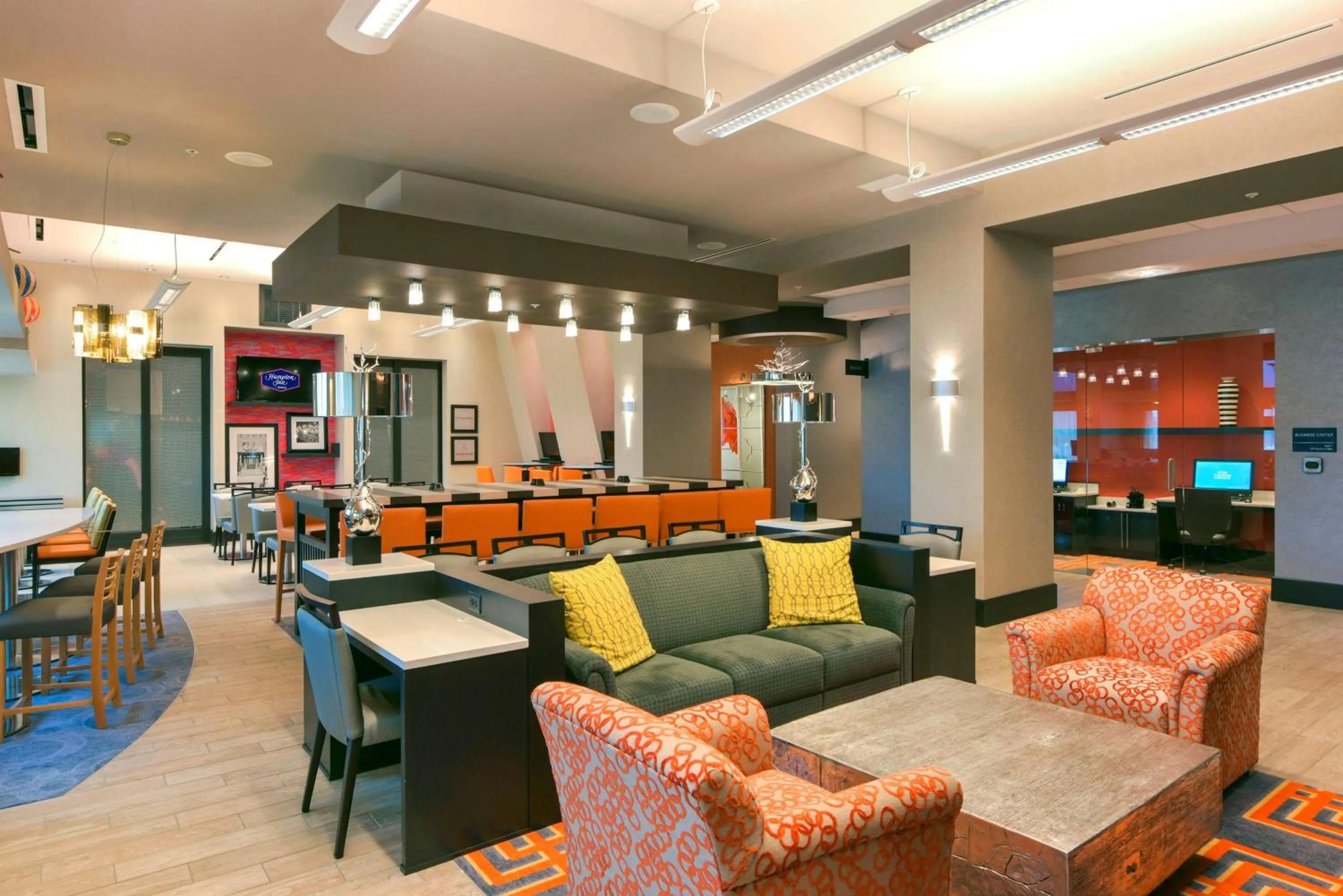 Lobby or reception in Hampton Inn Lumberton, NC