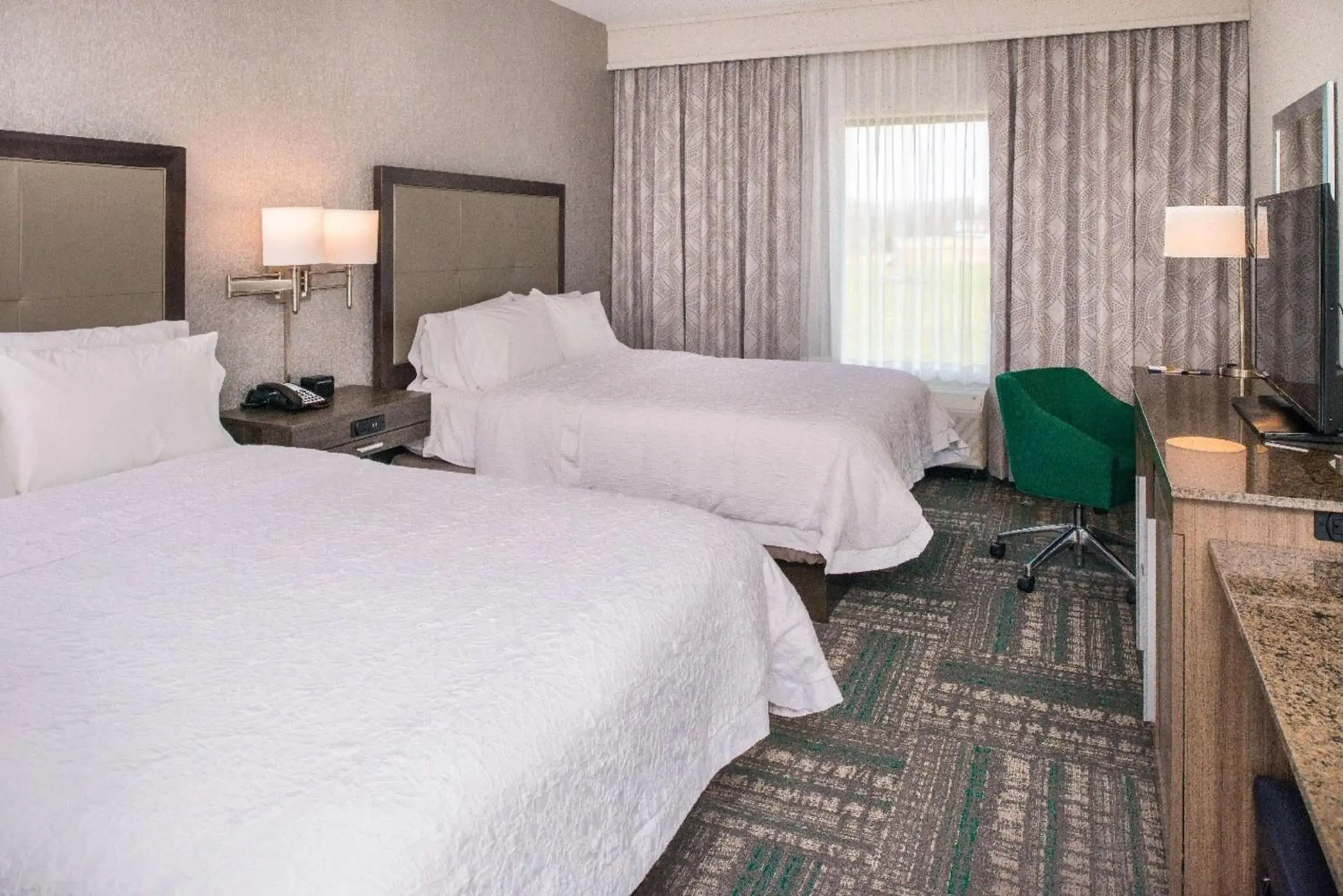Queen Room with Two Queen Beds - Hearing Access/Non-Smoking in Hampton Inn - Paragould Queen Room with Two Queen Beds - Hearing Access/Non-Smoking in Hampton Inn - Paragould