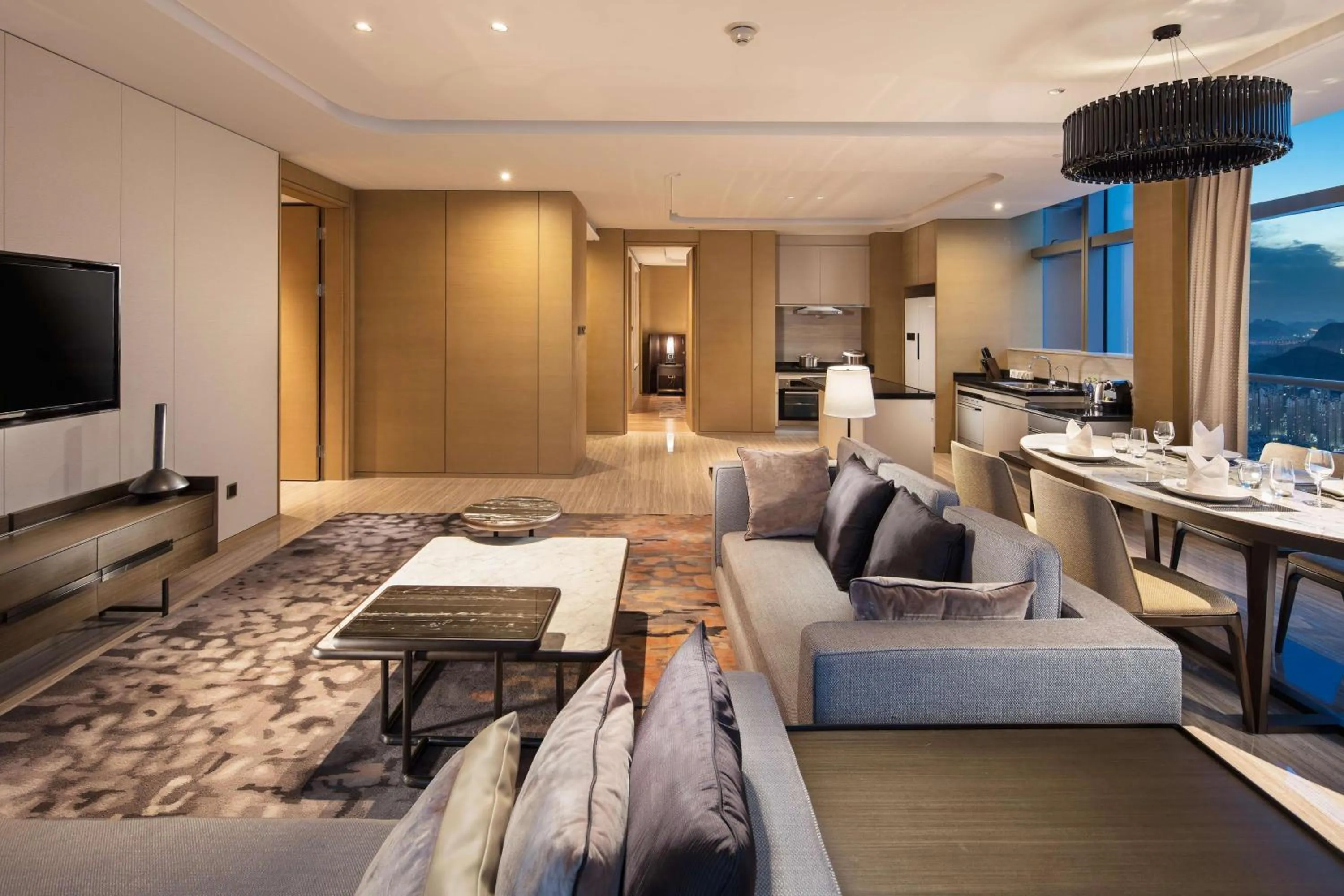 Living room in Hilton Jinan South Hotel & Residences
