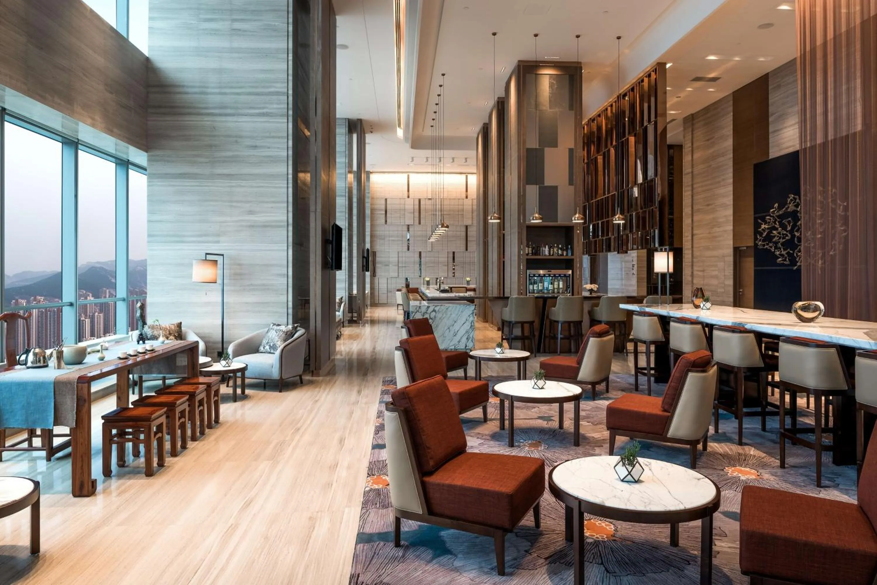 Lounge or bar in Hilton Jinan South Hotel & Residences