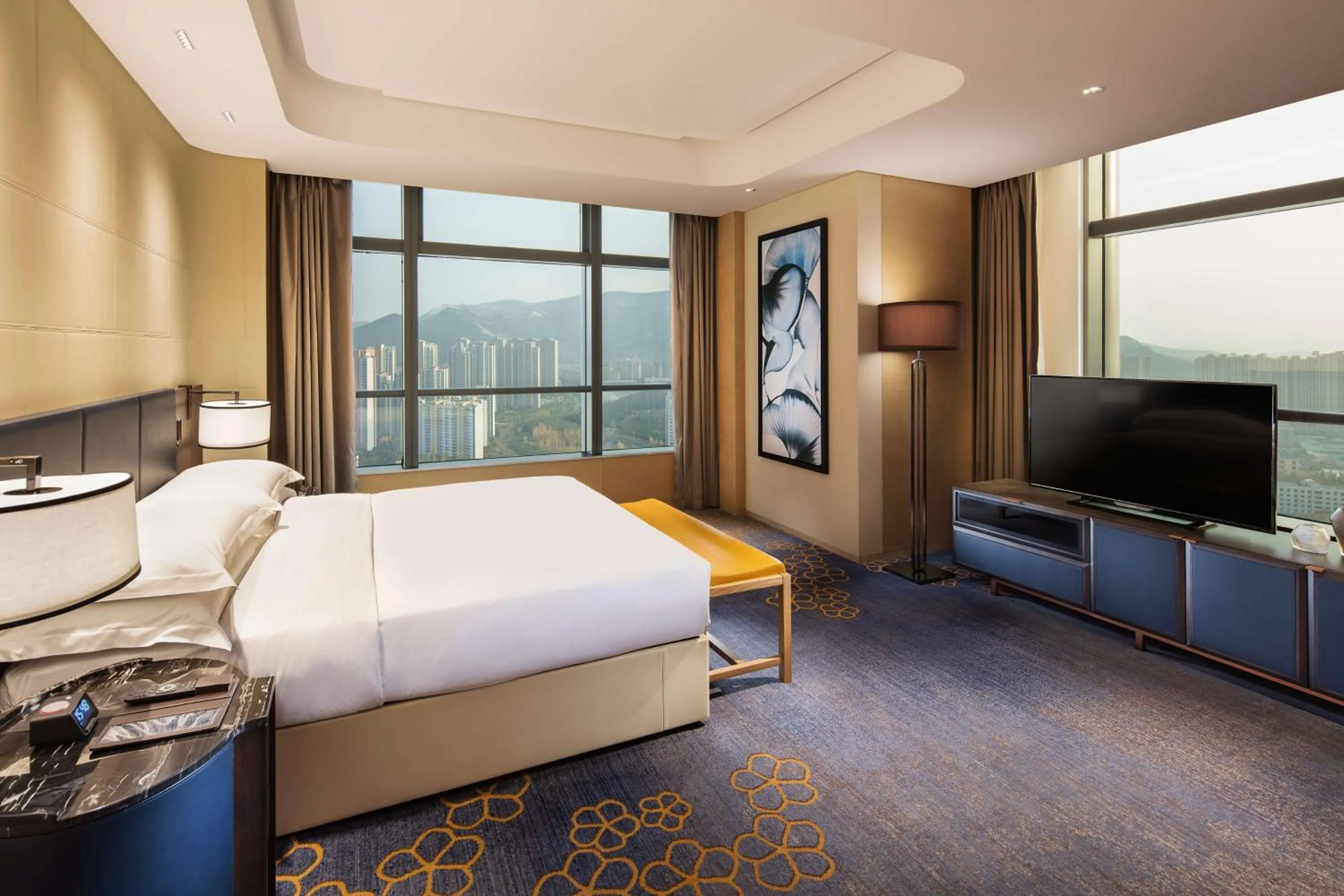 Bedroom, Bed in Hilton Jinan South Hotel & Residences