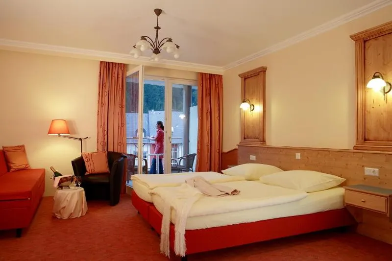 Bed in Hotel Belle Vue