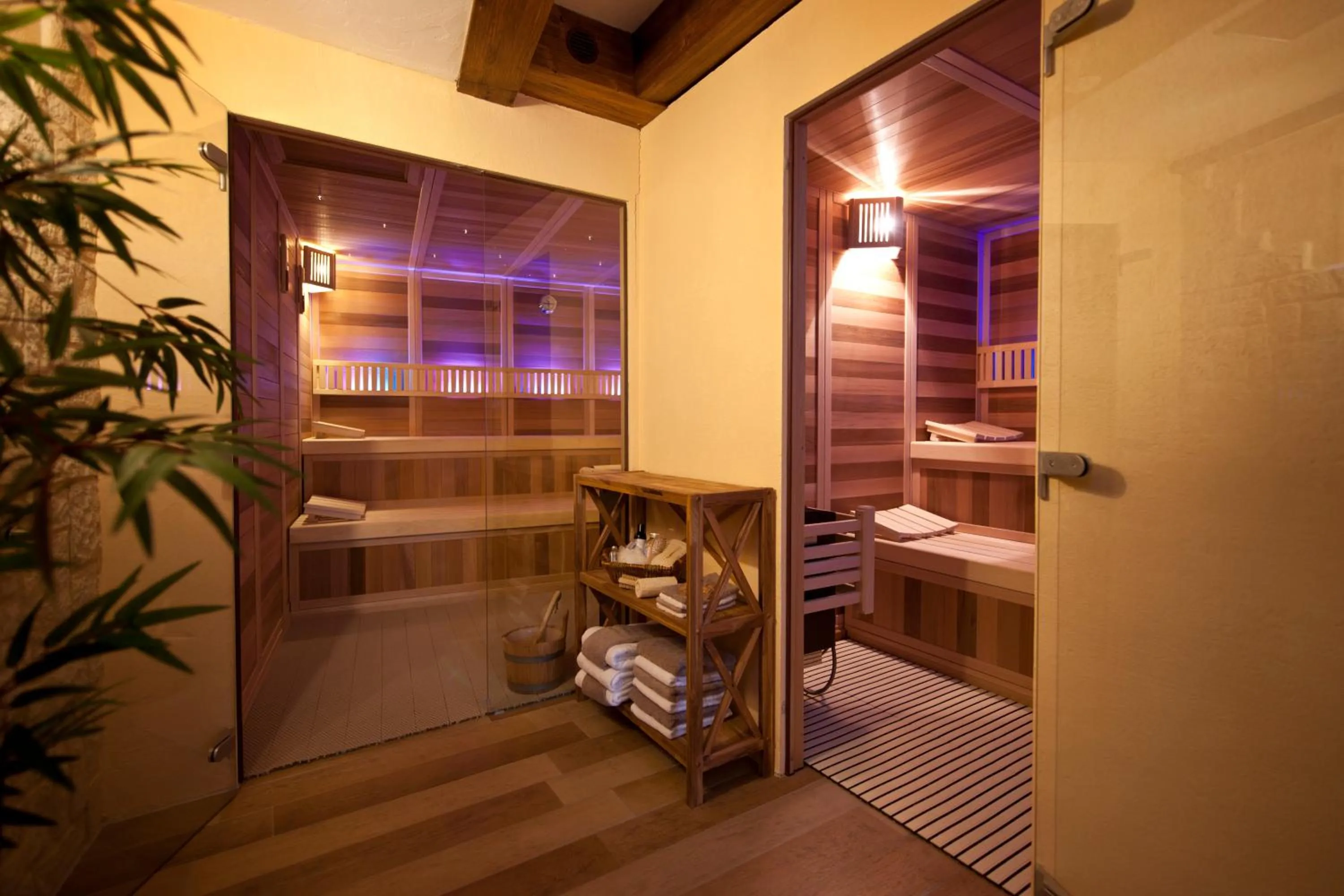 Sauna in Hotel Belle Vue