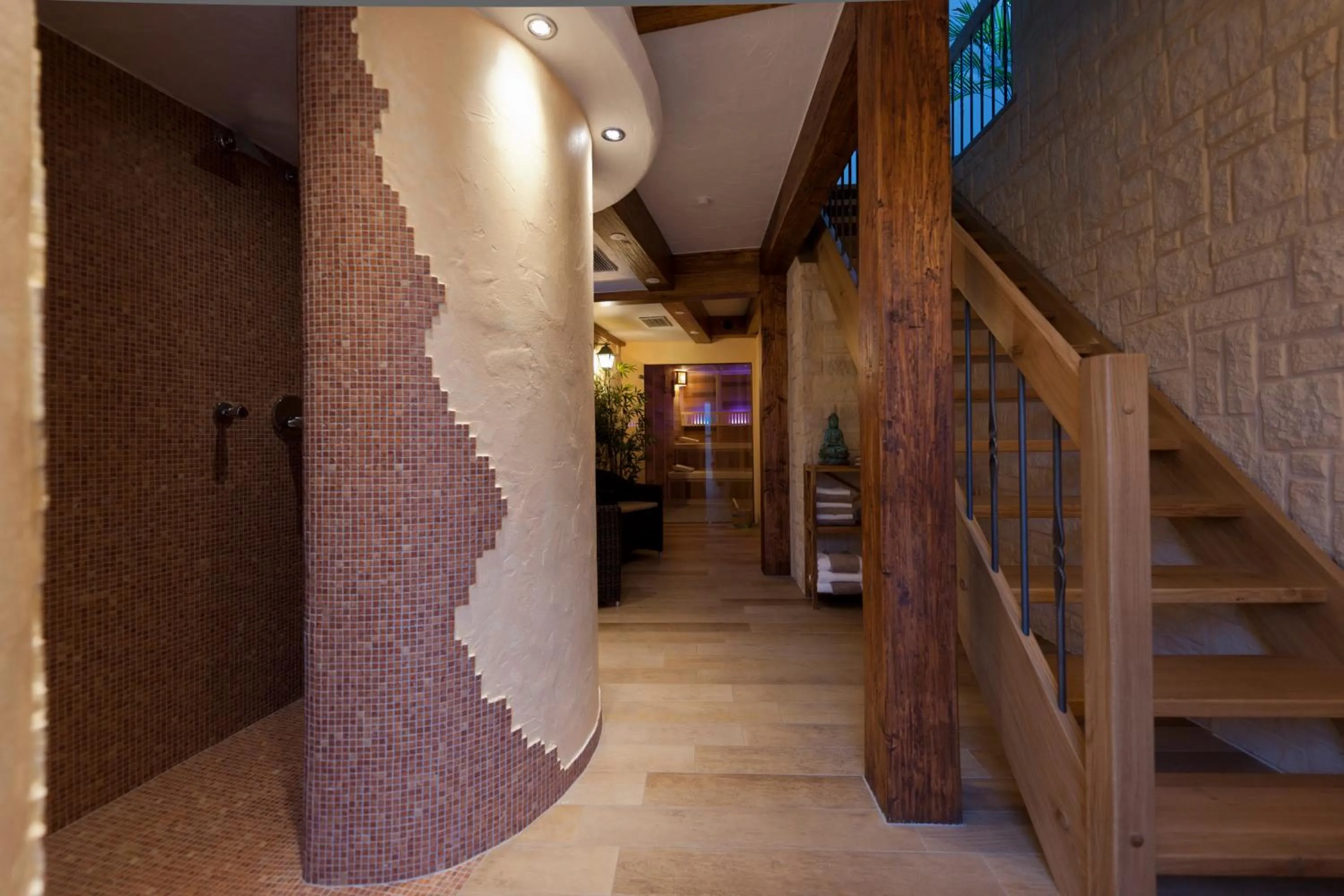 Sauna in Hotel Belle Vue