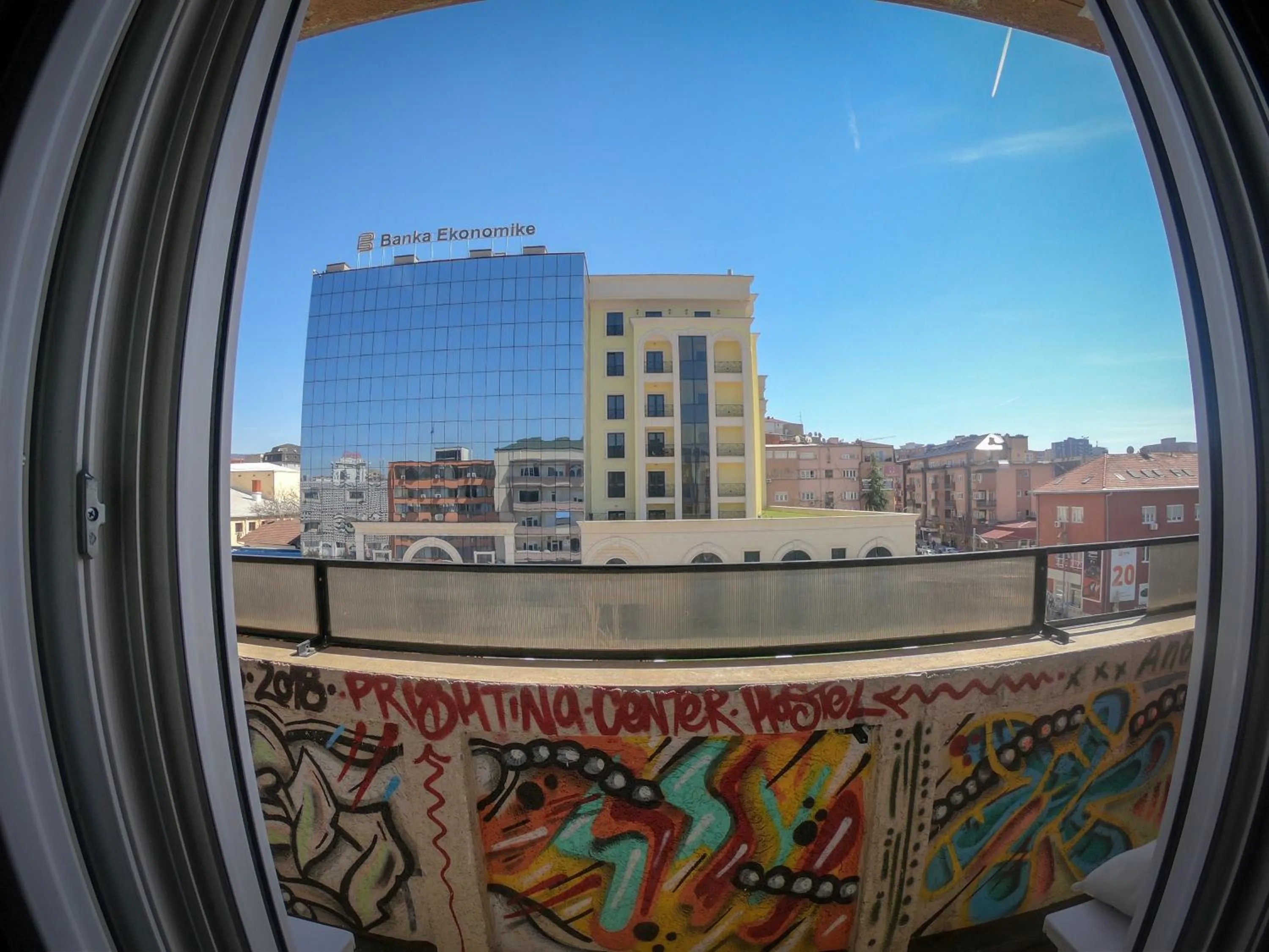 Balcony/Terrace in Prishtina Center Hostel