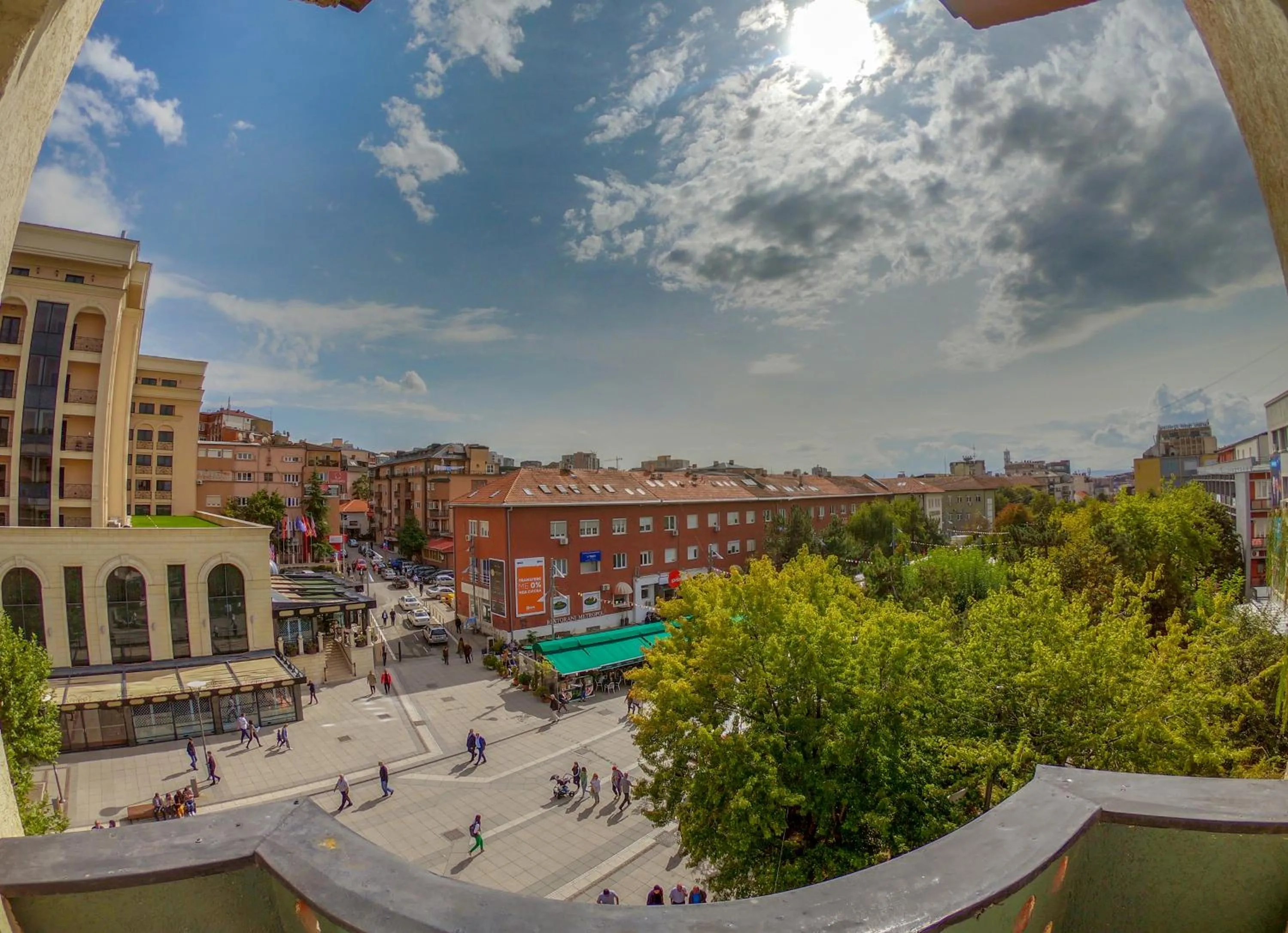 Balcony/Terrace in Prishtina Center Hostel