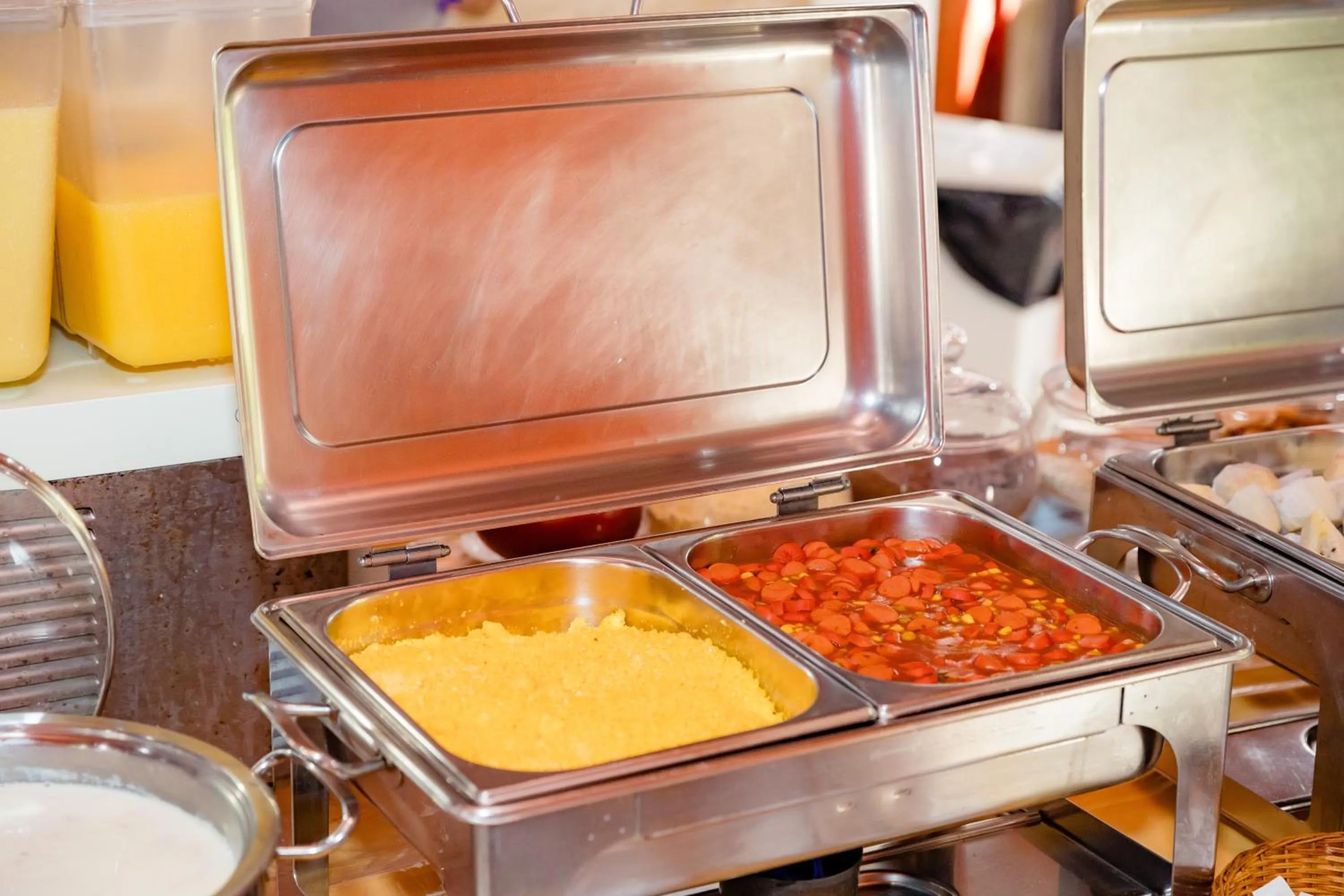 Buffet breakfast in Hotel Casa Blanca Porto Seguro