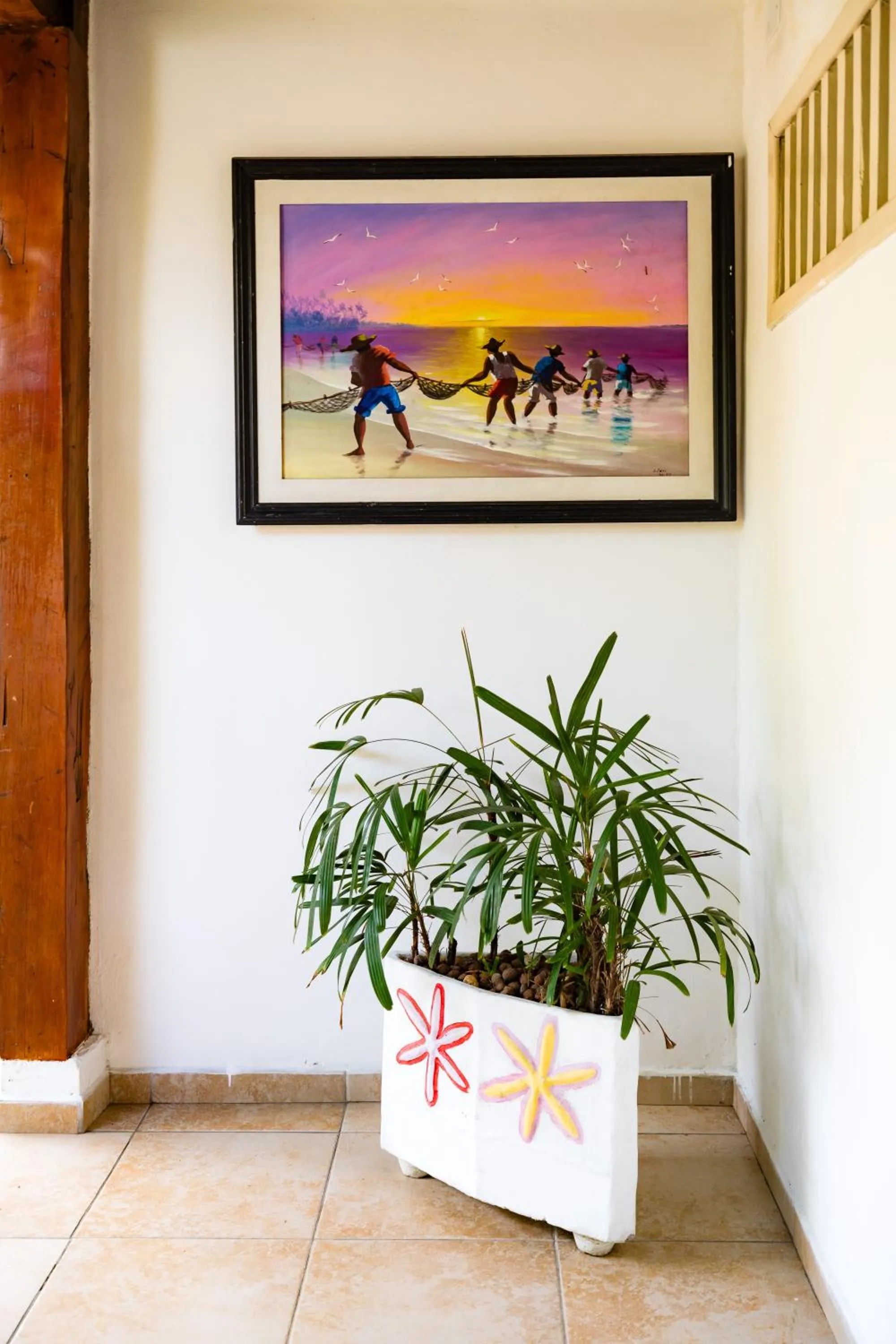 Decorative detail in Hotel Casa Blanca Porto Seguro