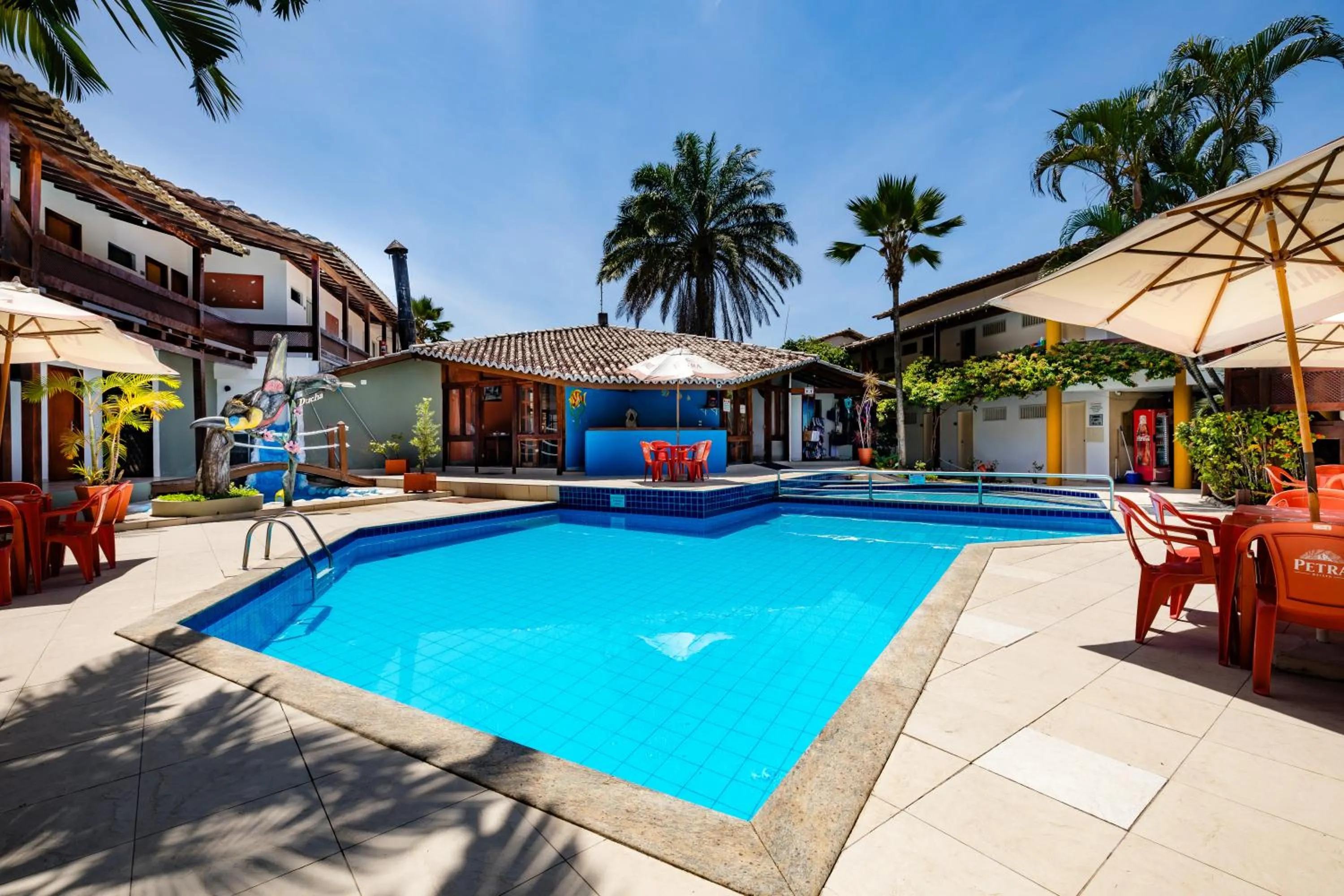 Swimming pool in Hotel Casa Blanca Porto Seguro