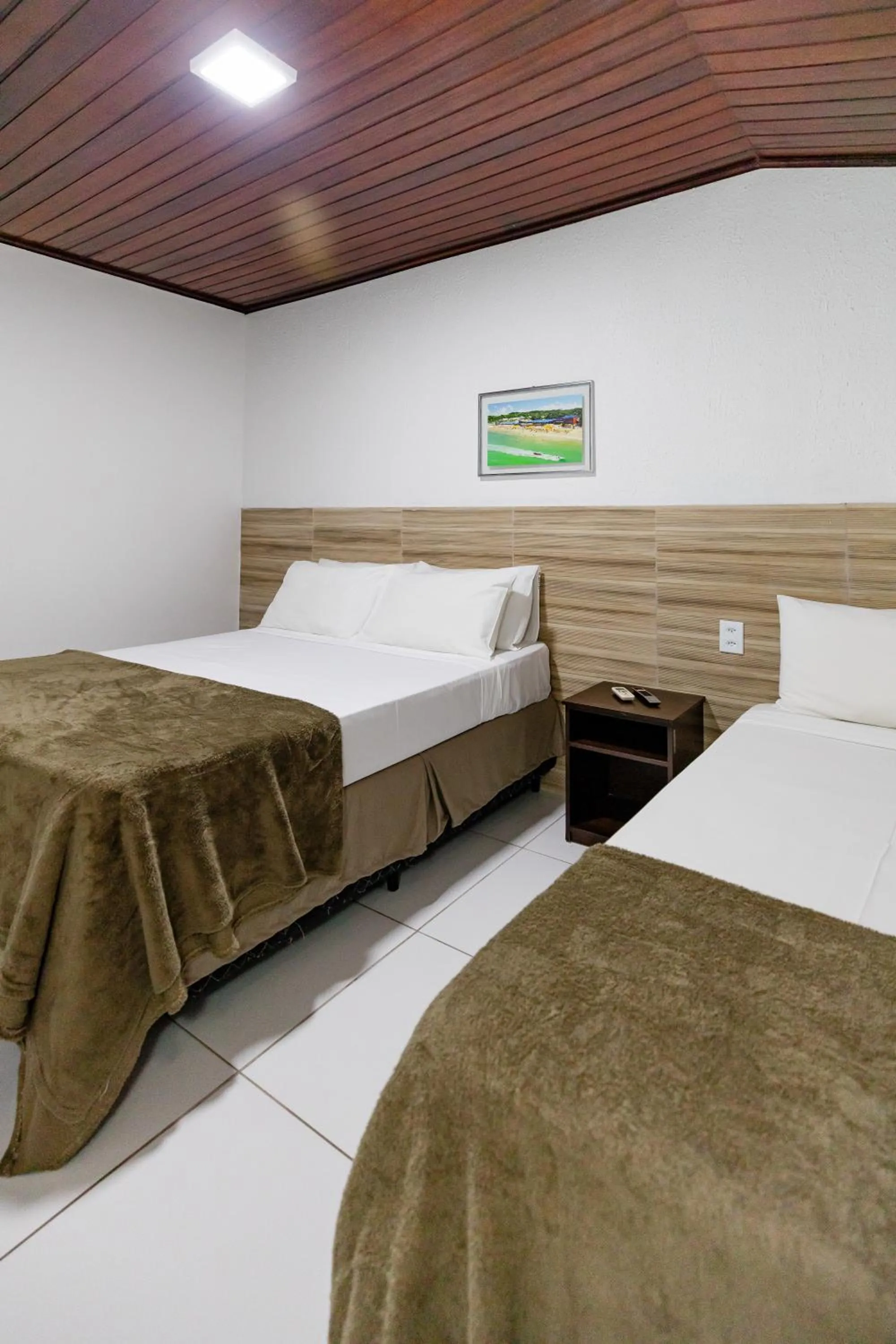 Bed in Hotel Casa Blanca Porto Seguro