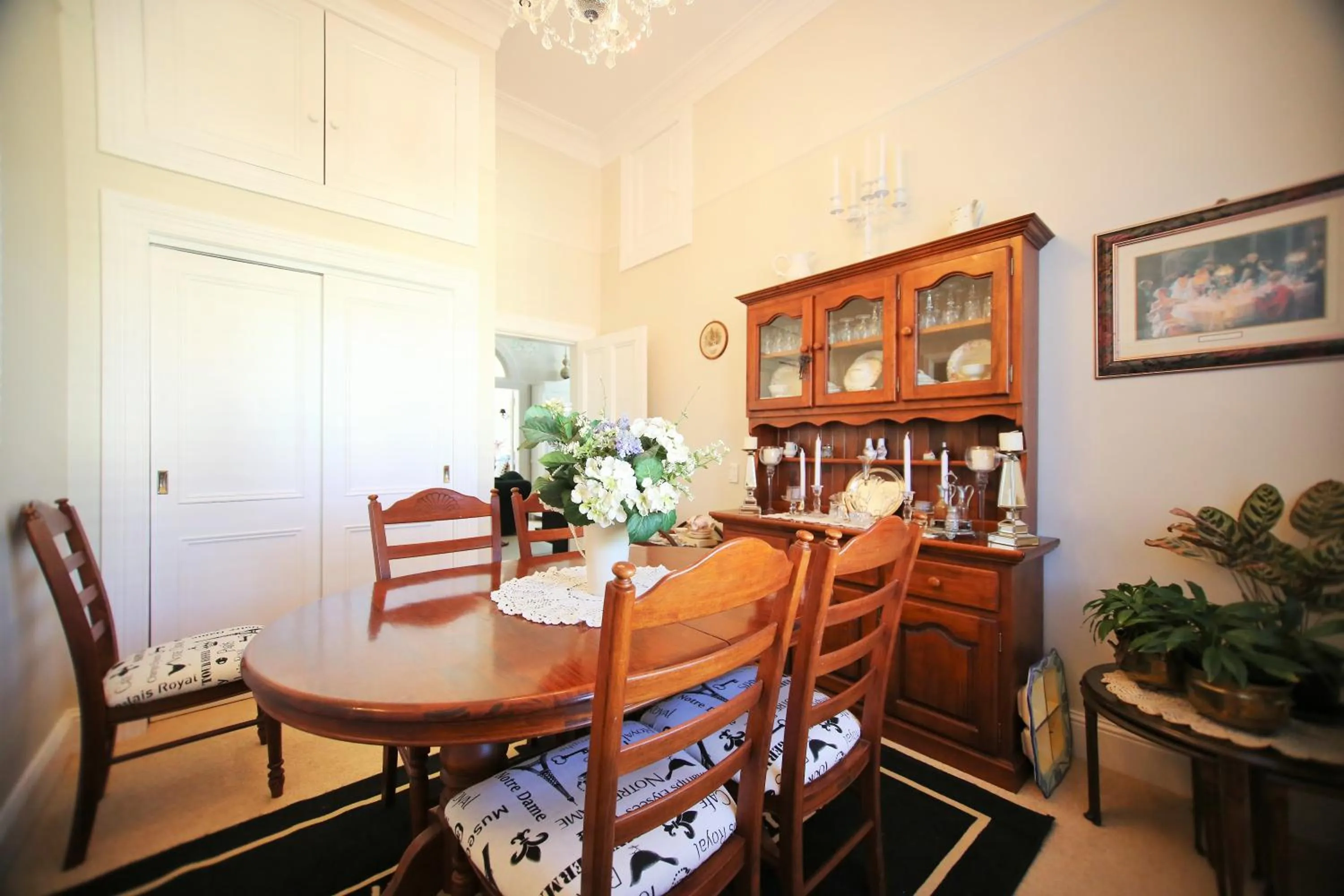 Dining area in Regan House