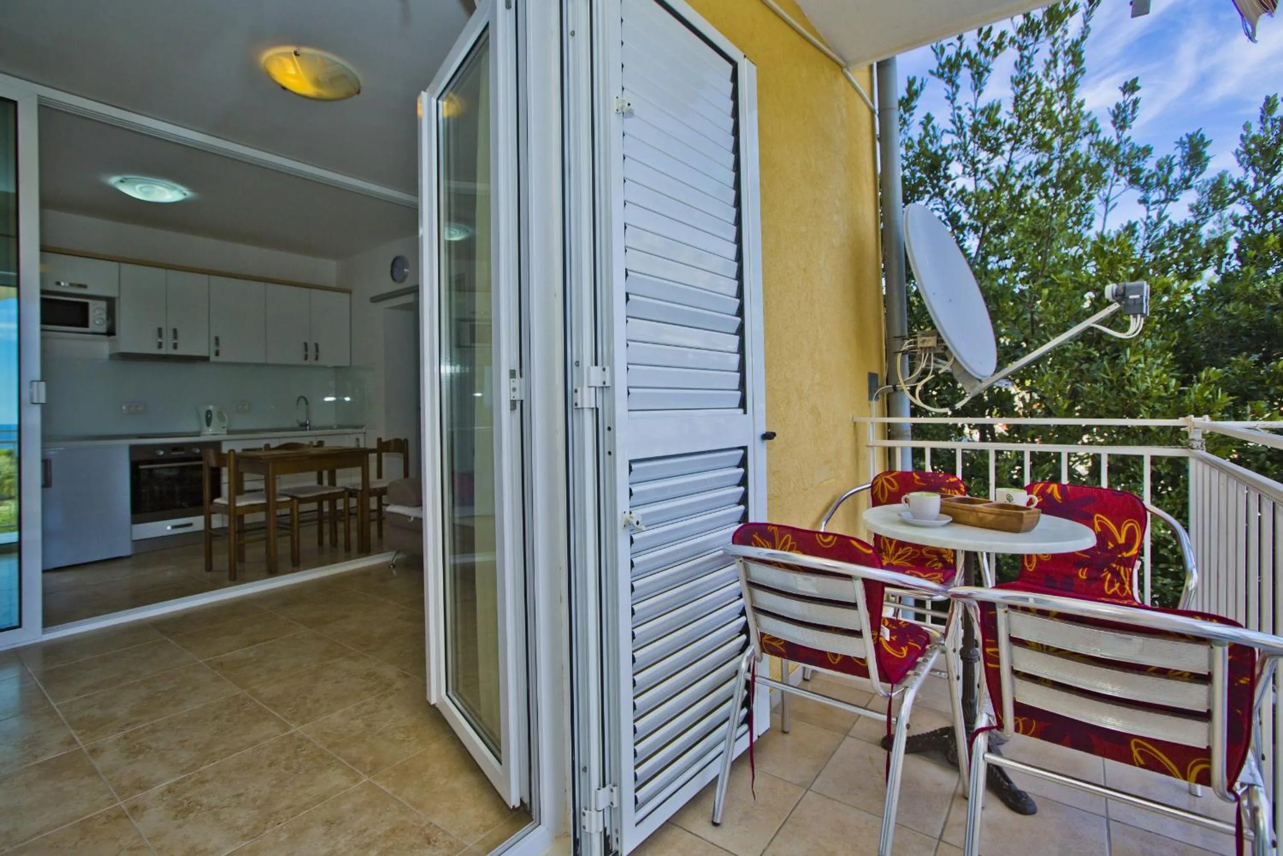 Balcony/Terrace in Hvar Port View apartment
