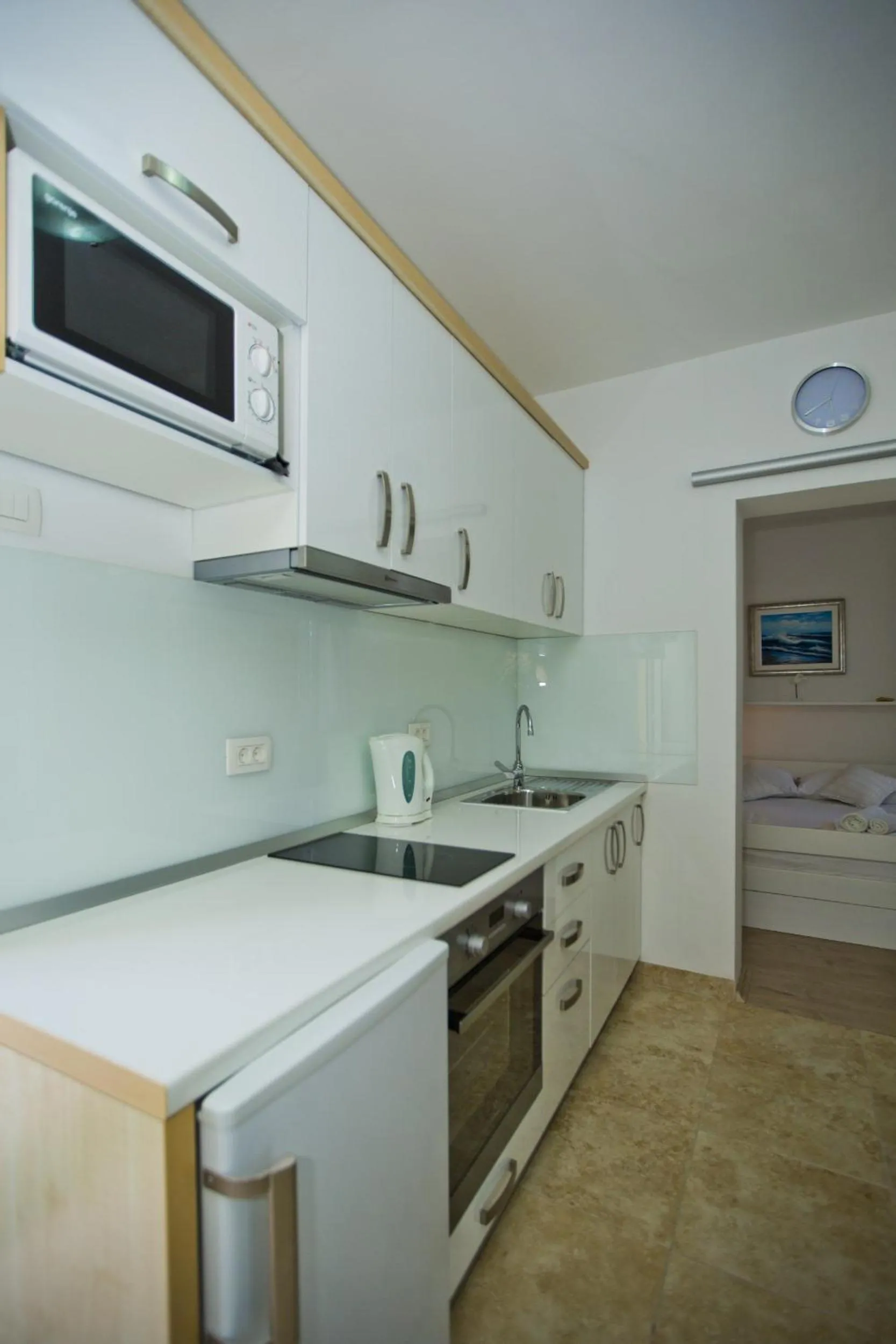 Kitchen or kitchenette in Hvar Port View apartment