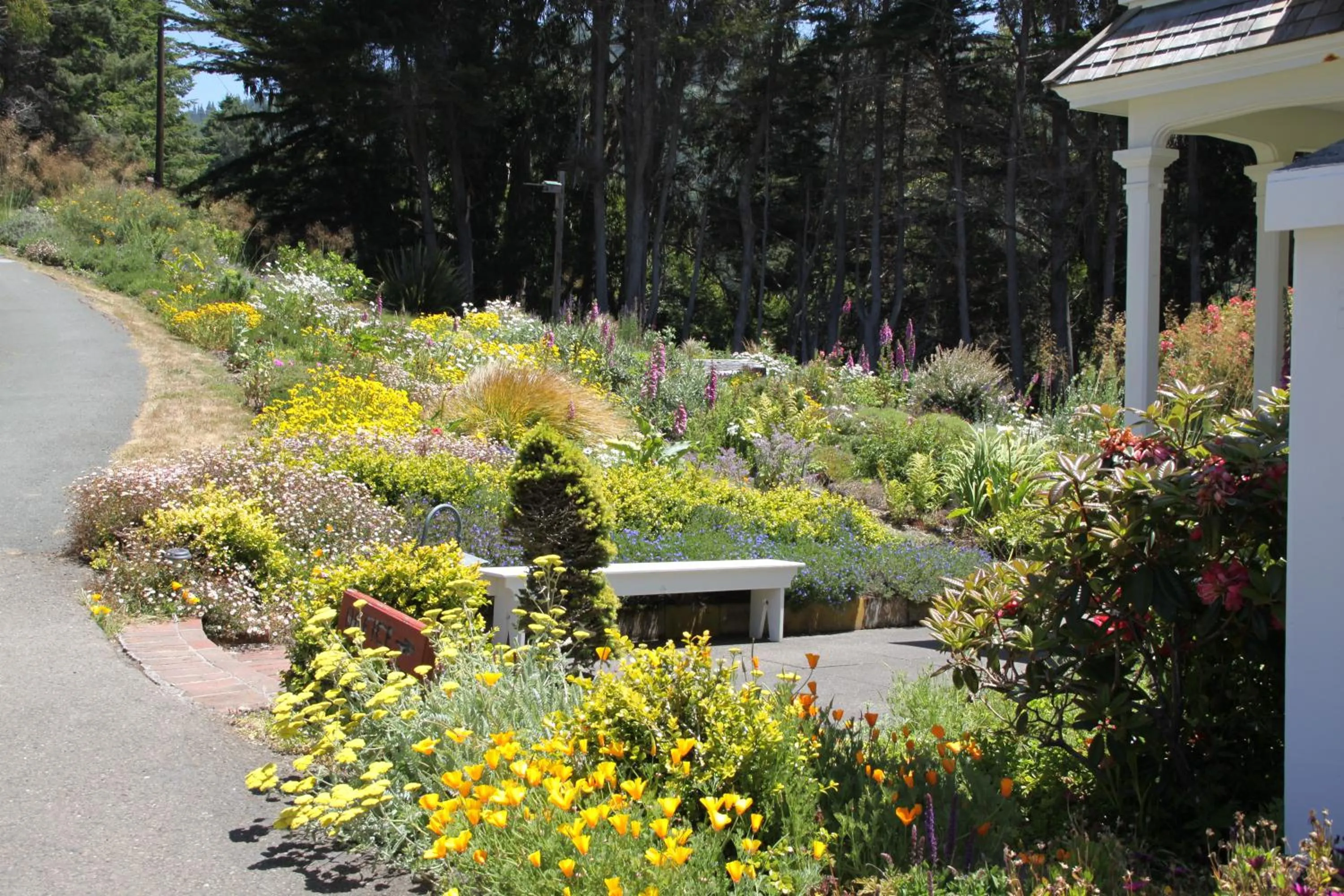 Garden in Elk Cove Inn & Spa