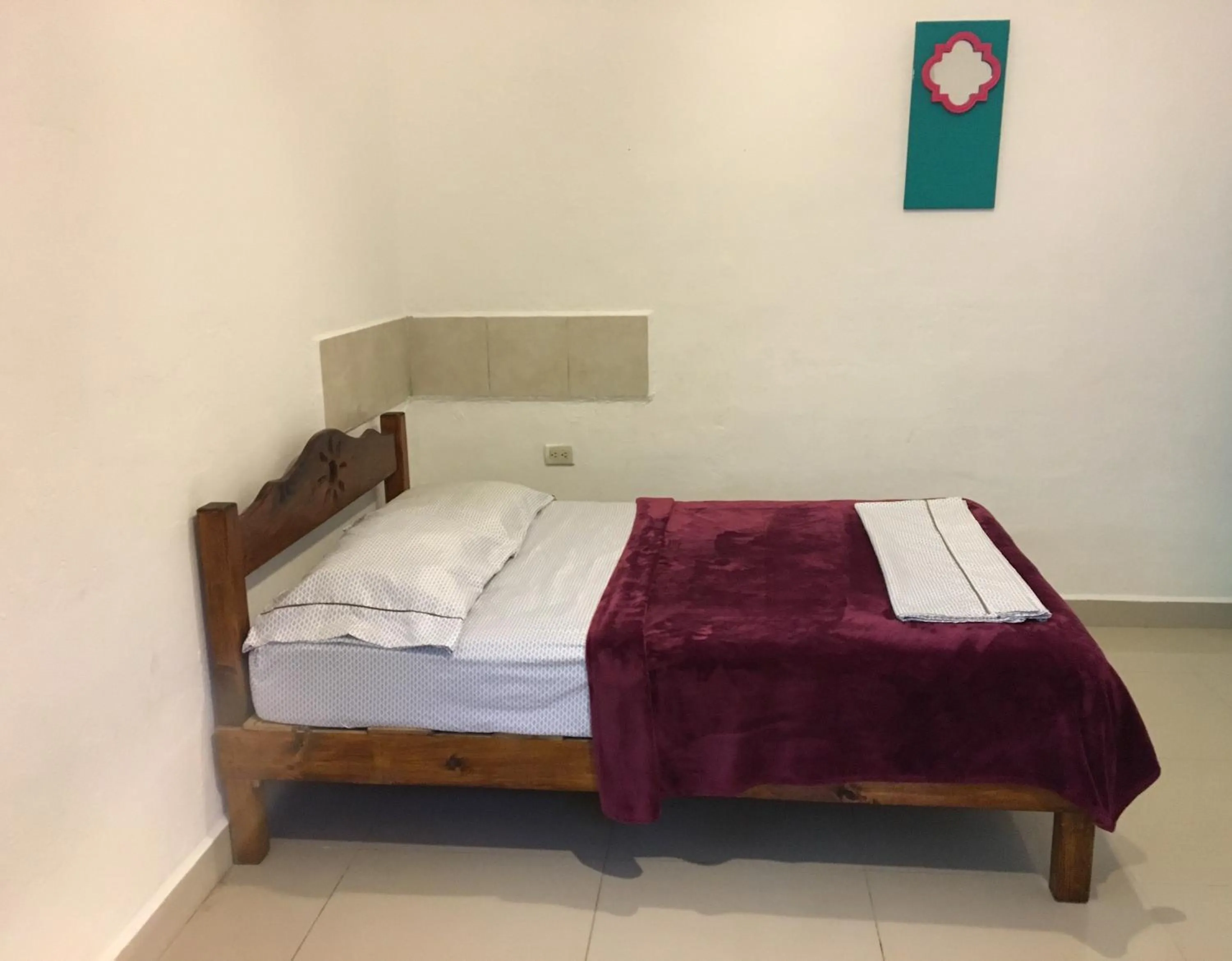 Bed in Hostal Cha Cha Cha