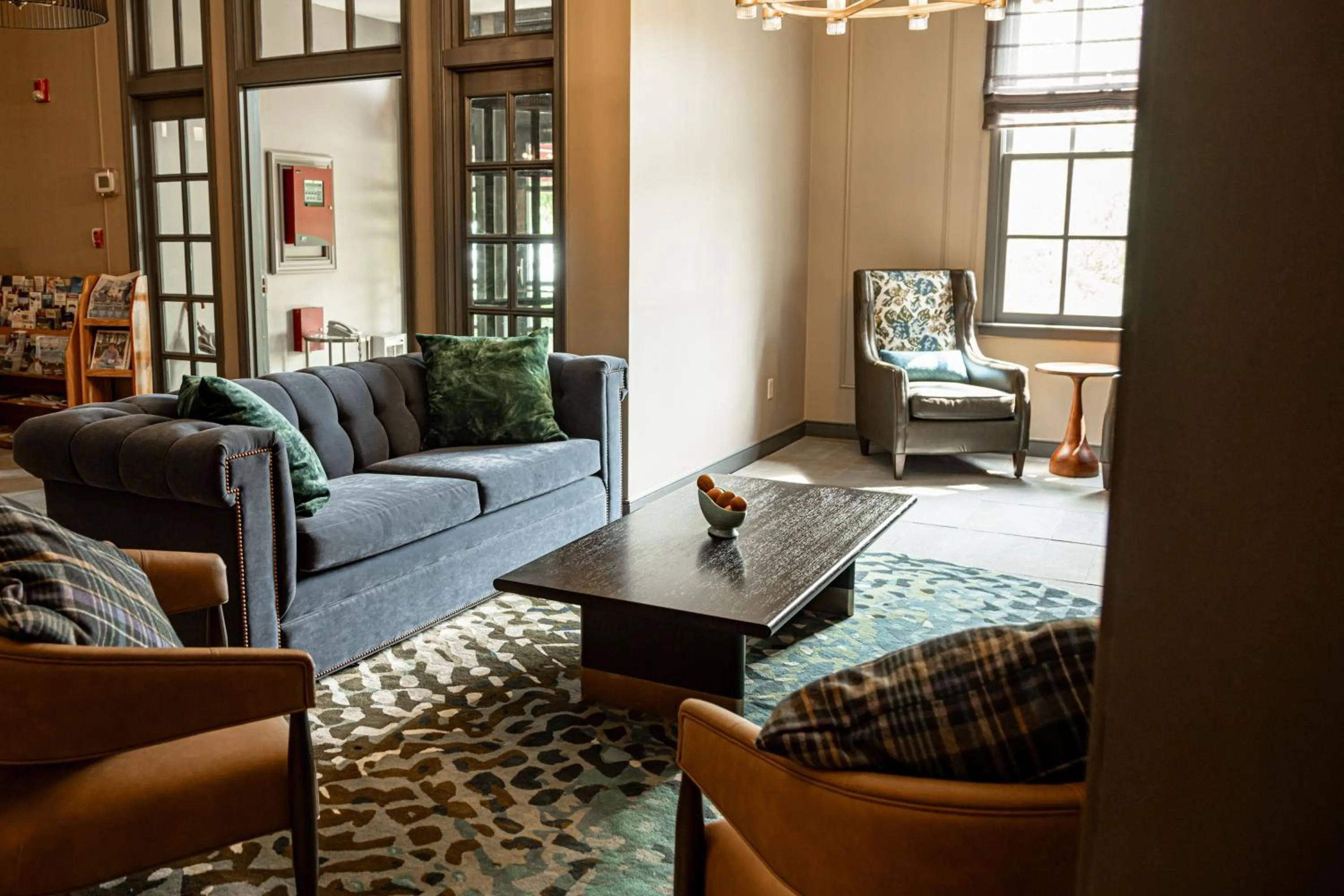 Lobby or reception in La Tourelle Inn & Spa