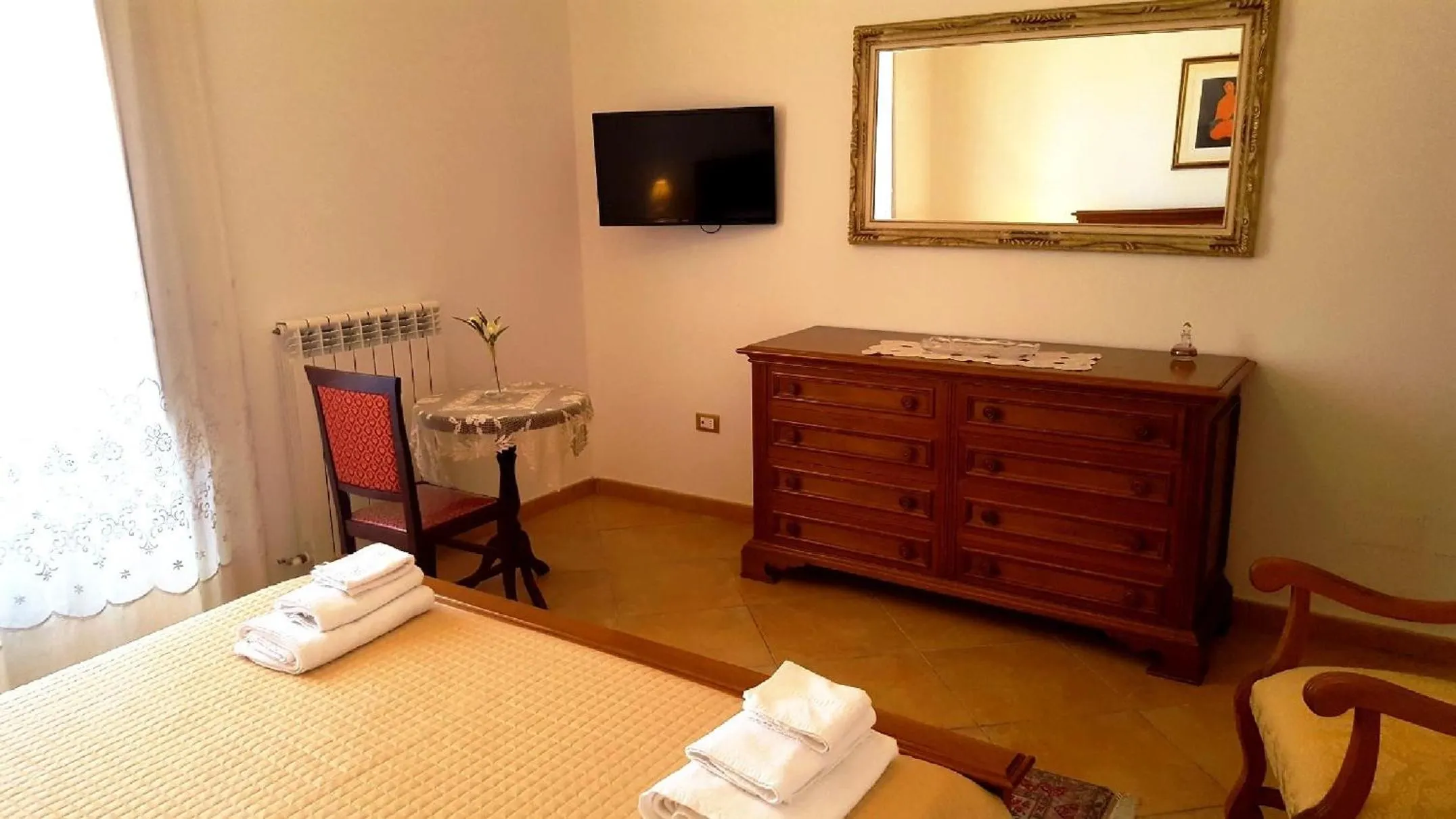 Bed in Palazzo Zimatore Residenza D'Epoca