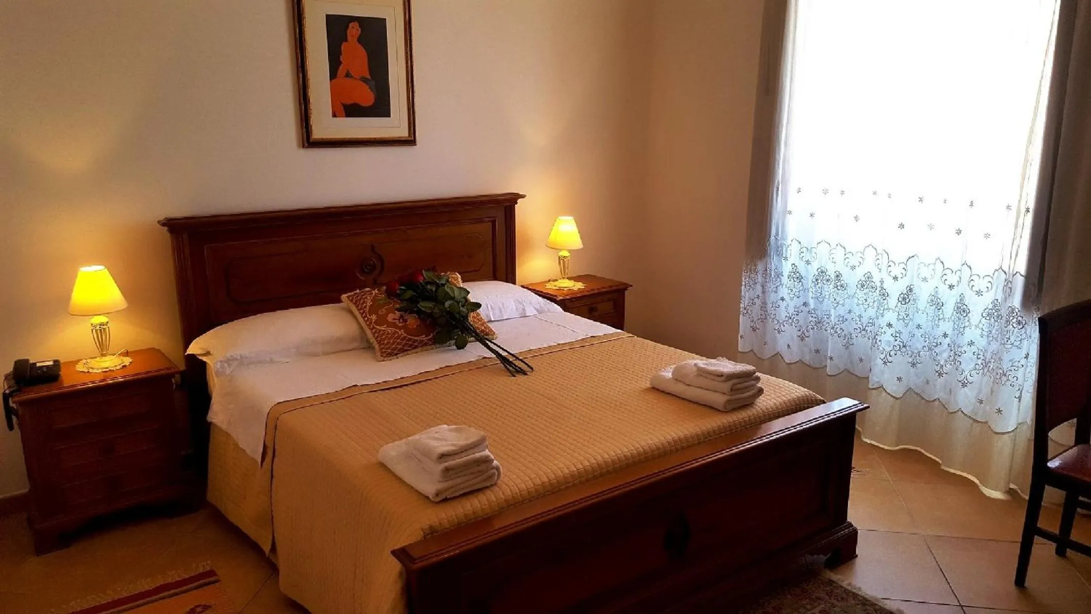 Bed in Palazzo Zimatore Residenza D'Epoca