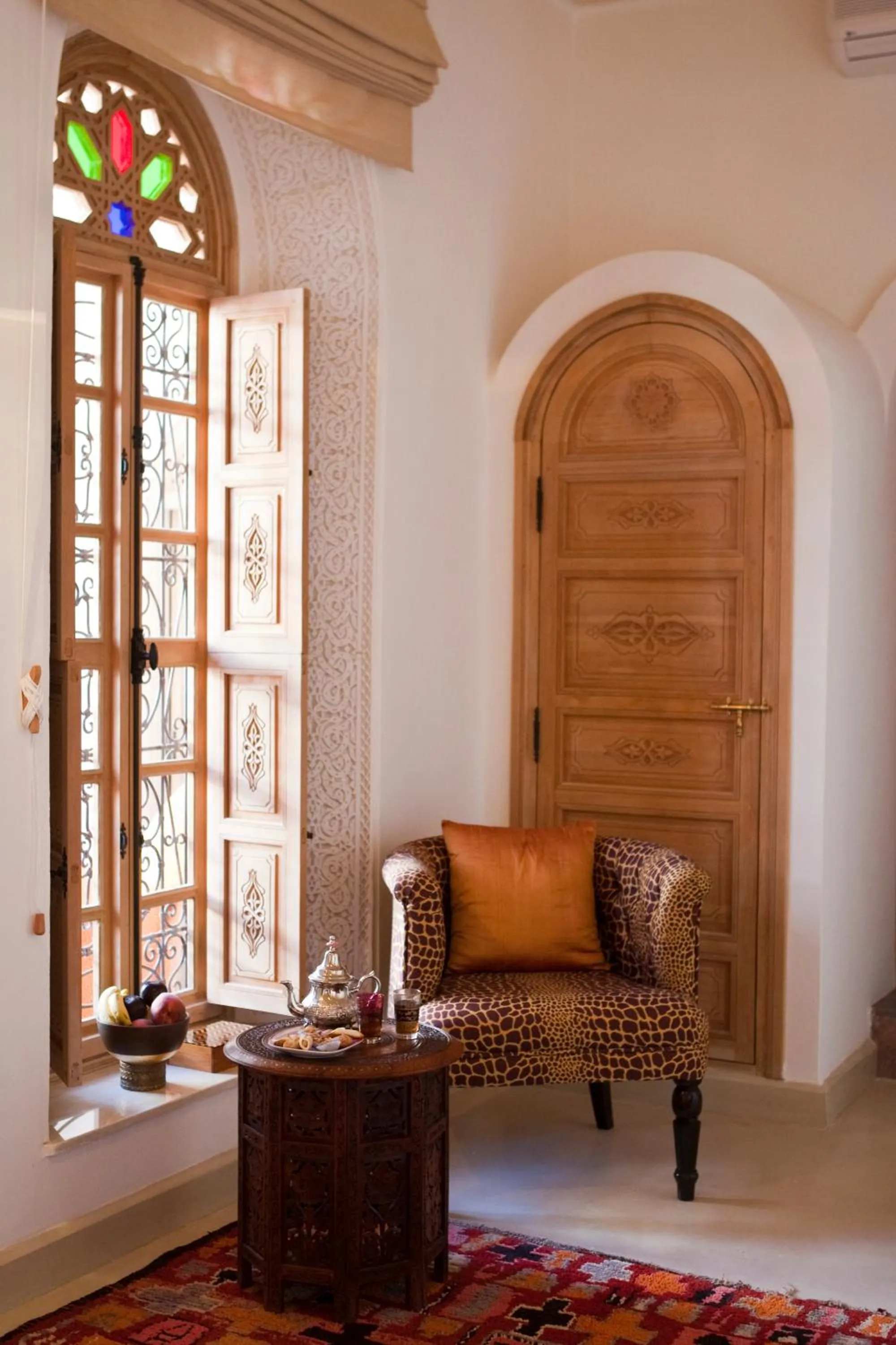 Seating area in Riad Siwan