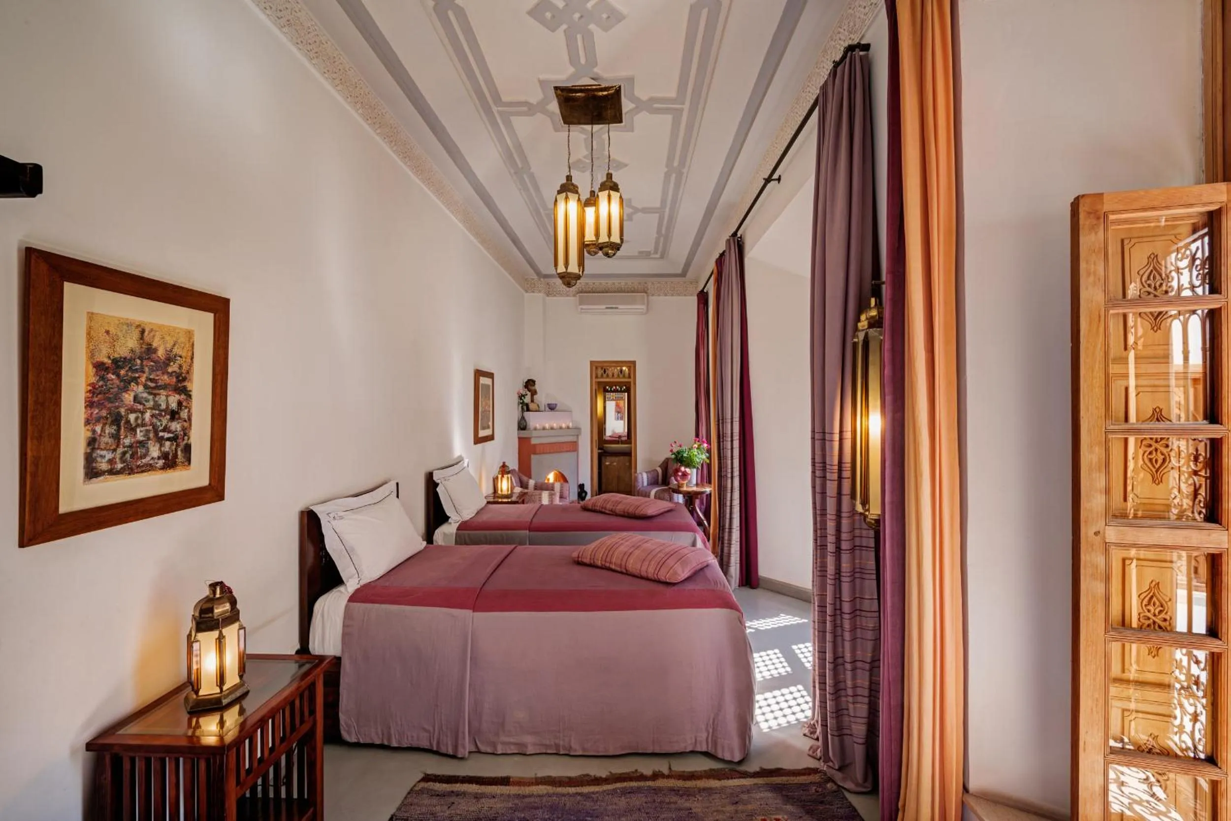 Photo of the whole room, Bed in Riad Siwan