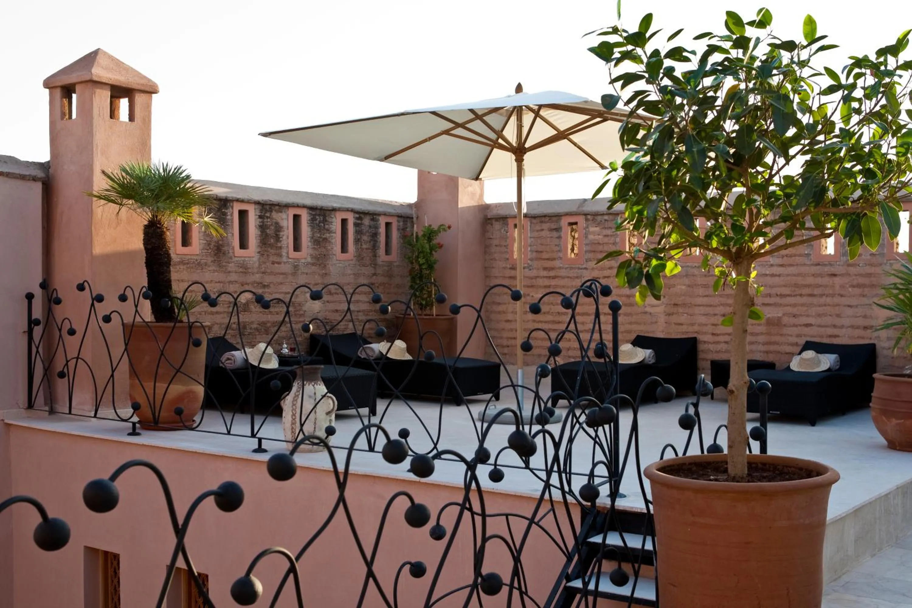 Balcony/Terrace in Riad Siwan