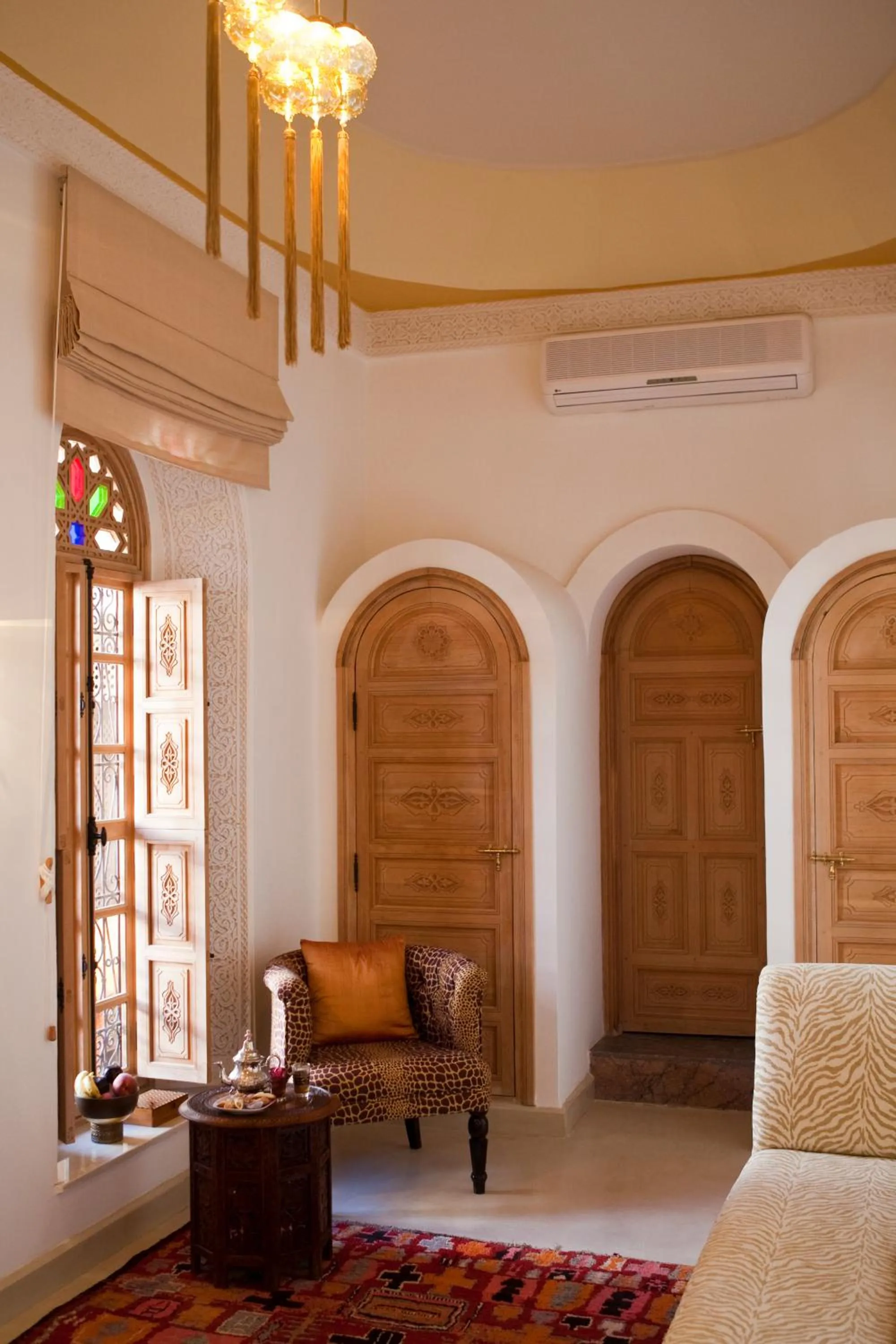 Seating area in Riad Siwan