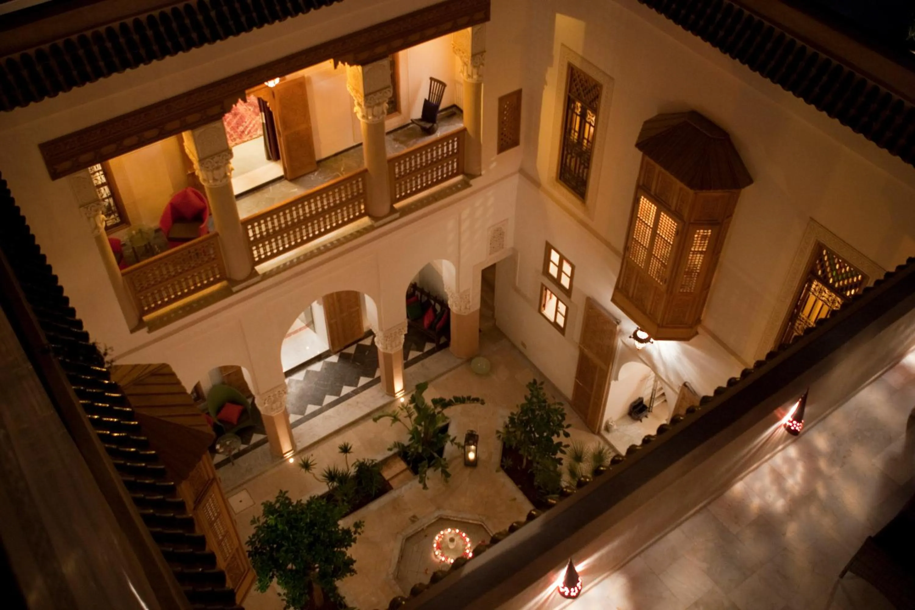 Bird's eye view in Riad Siwan
