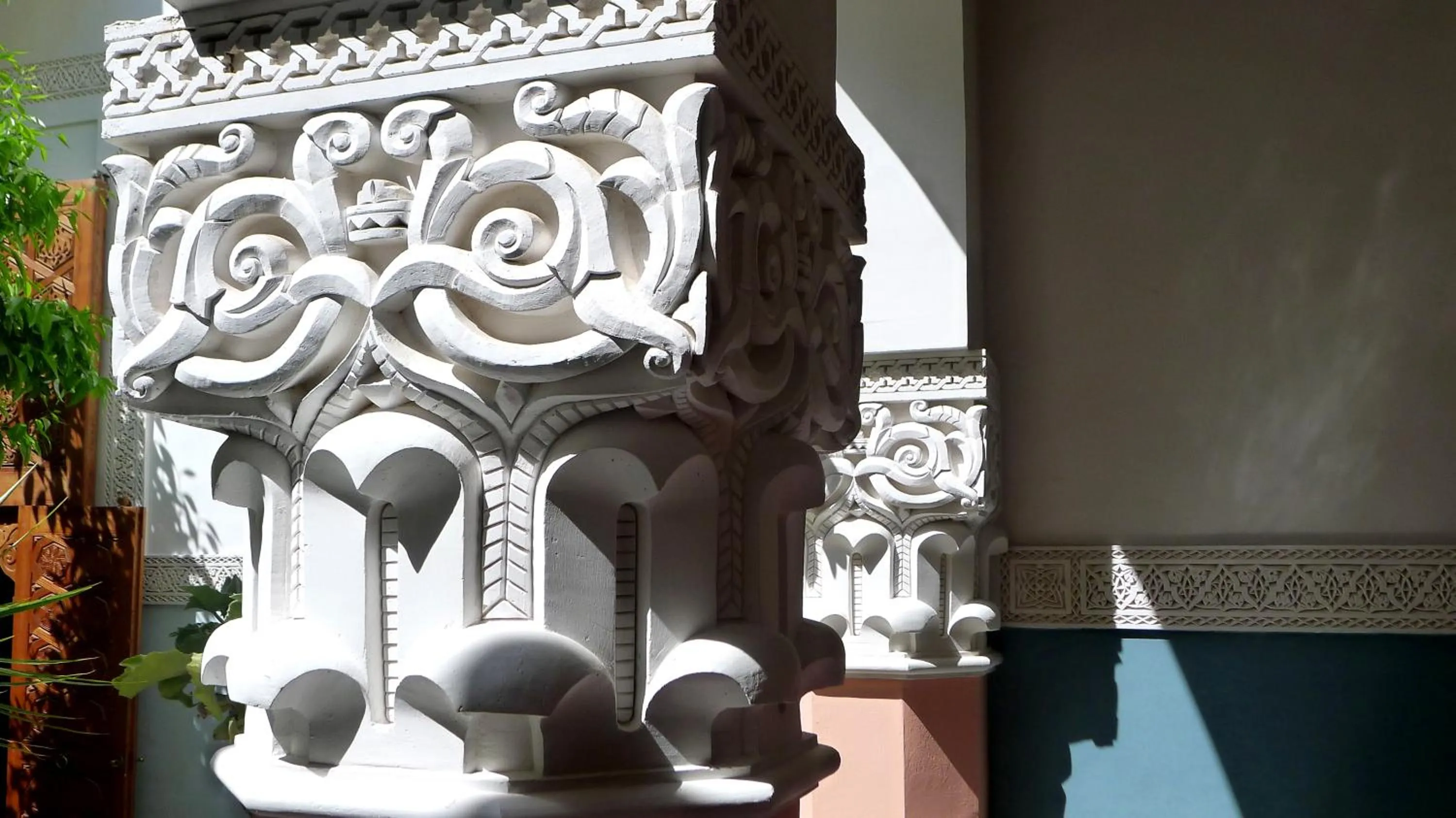 Decorative detail in Riad Siwan