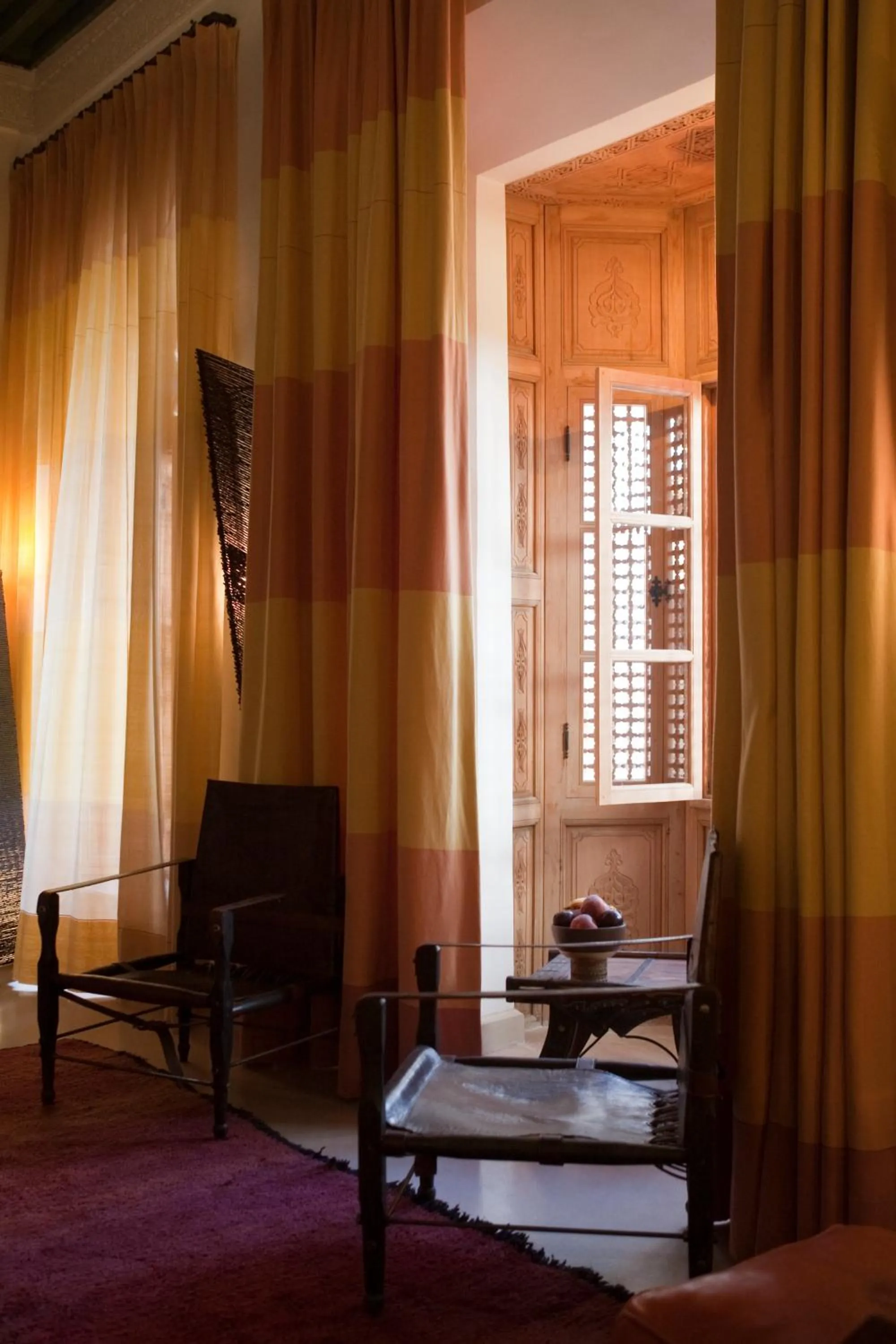 Seating area in Riad Siwan