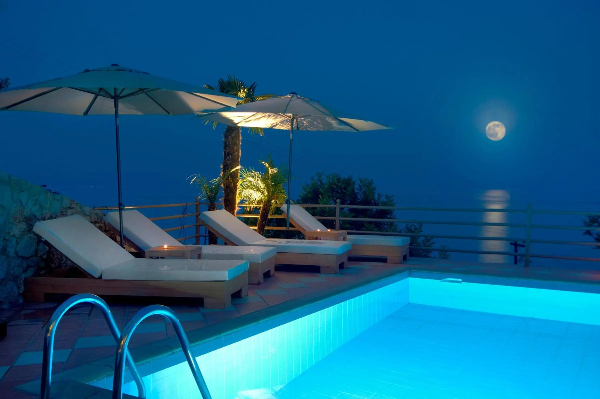 Garden view in Blue Horizon Suites