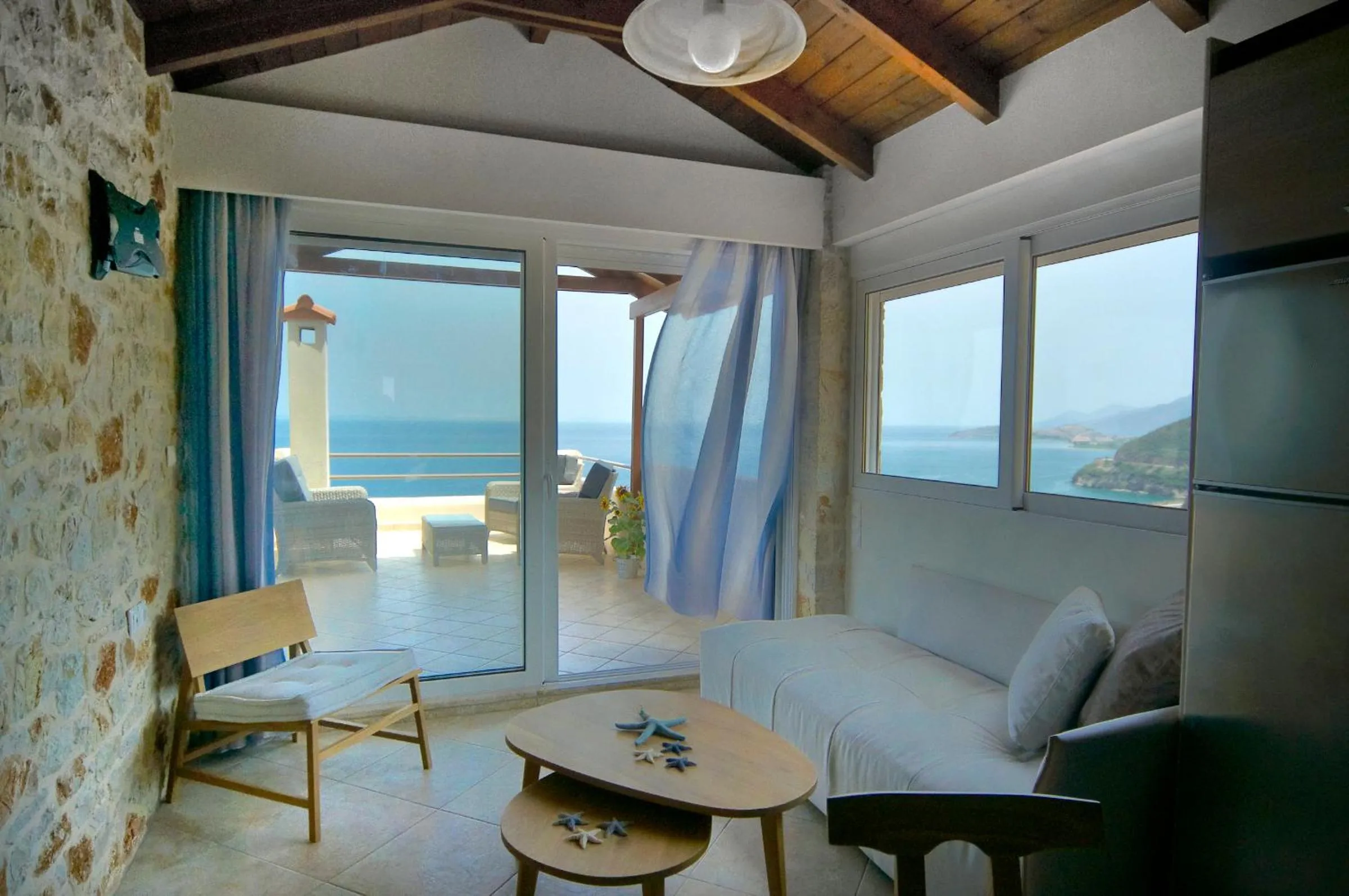 Living room in Blue Horizon Suites