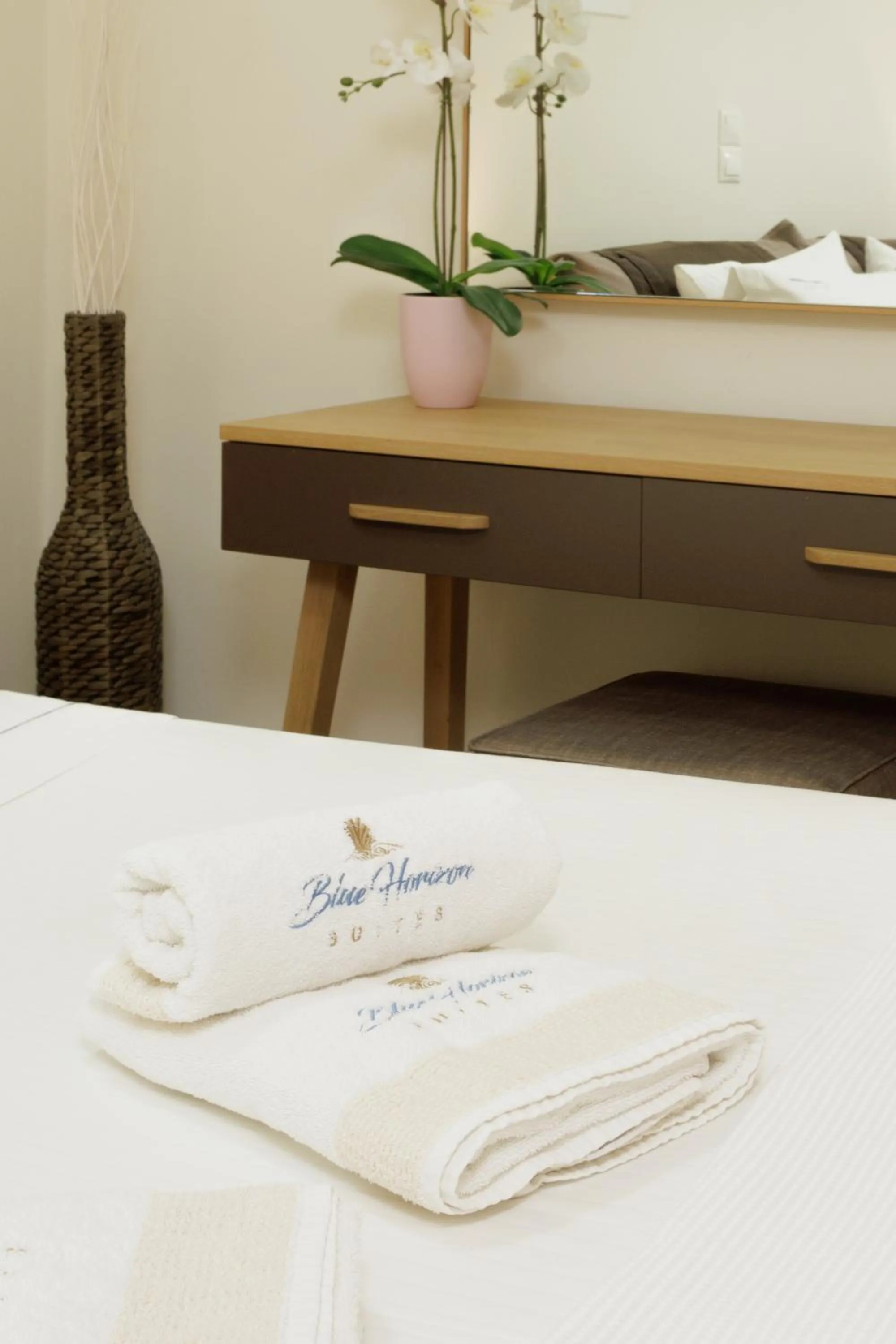 Decorative detail in Blue Horizon Suites