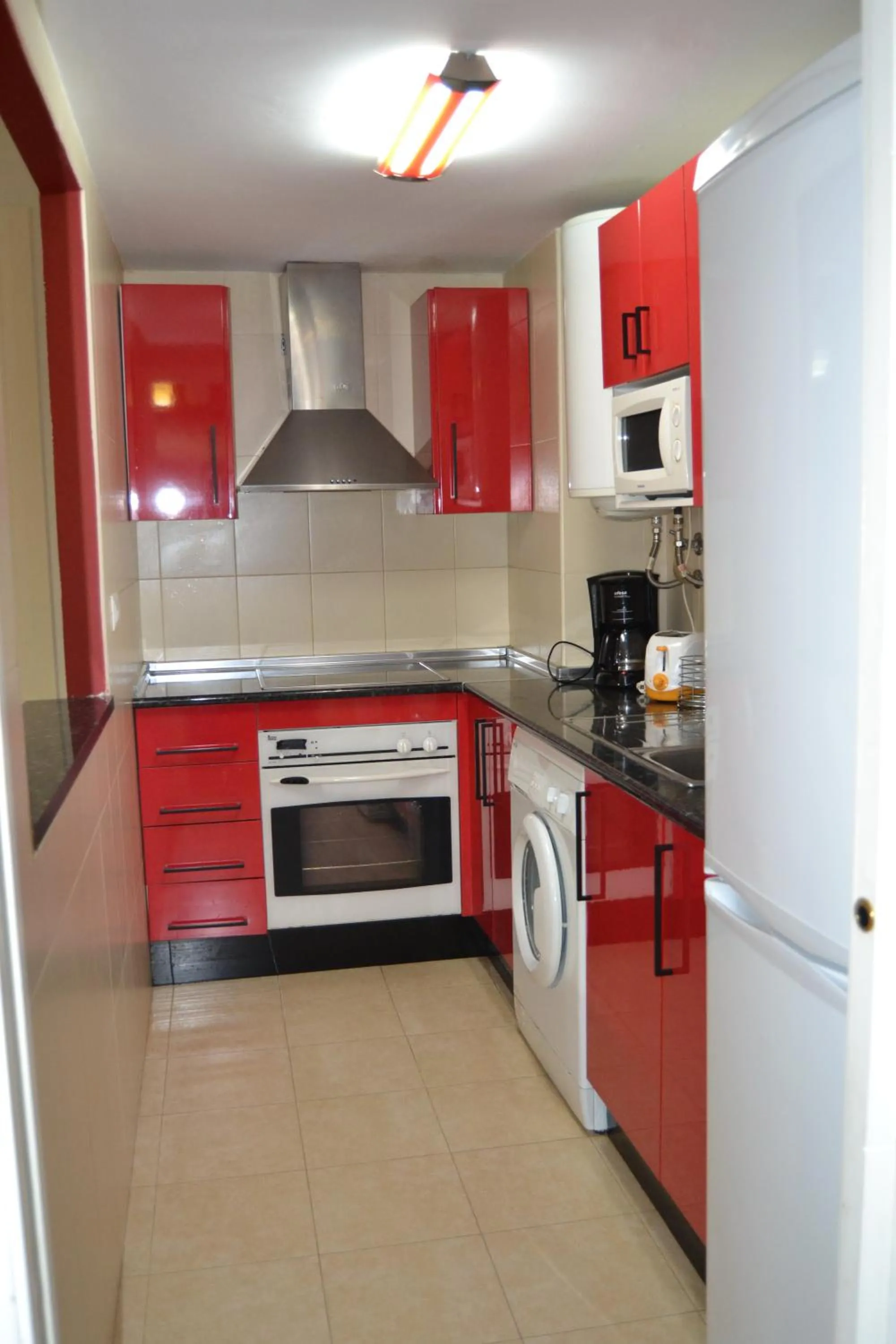Kitchen or kitchenette in Apartamento Eursu Playa