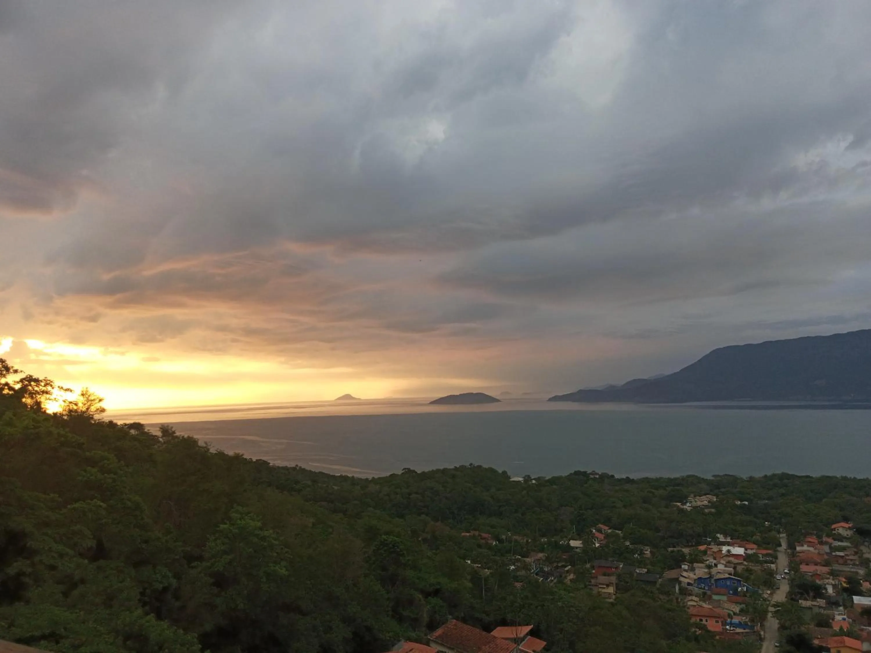 Sunset in Pousada Mirante Ilhabela
