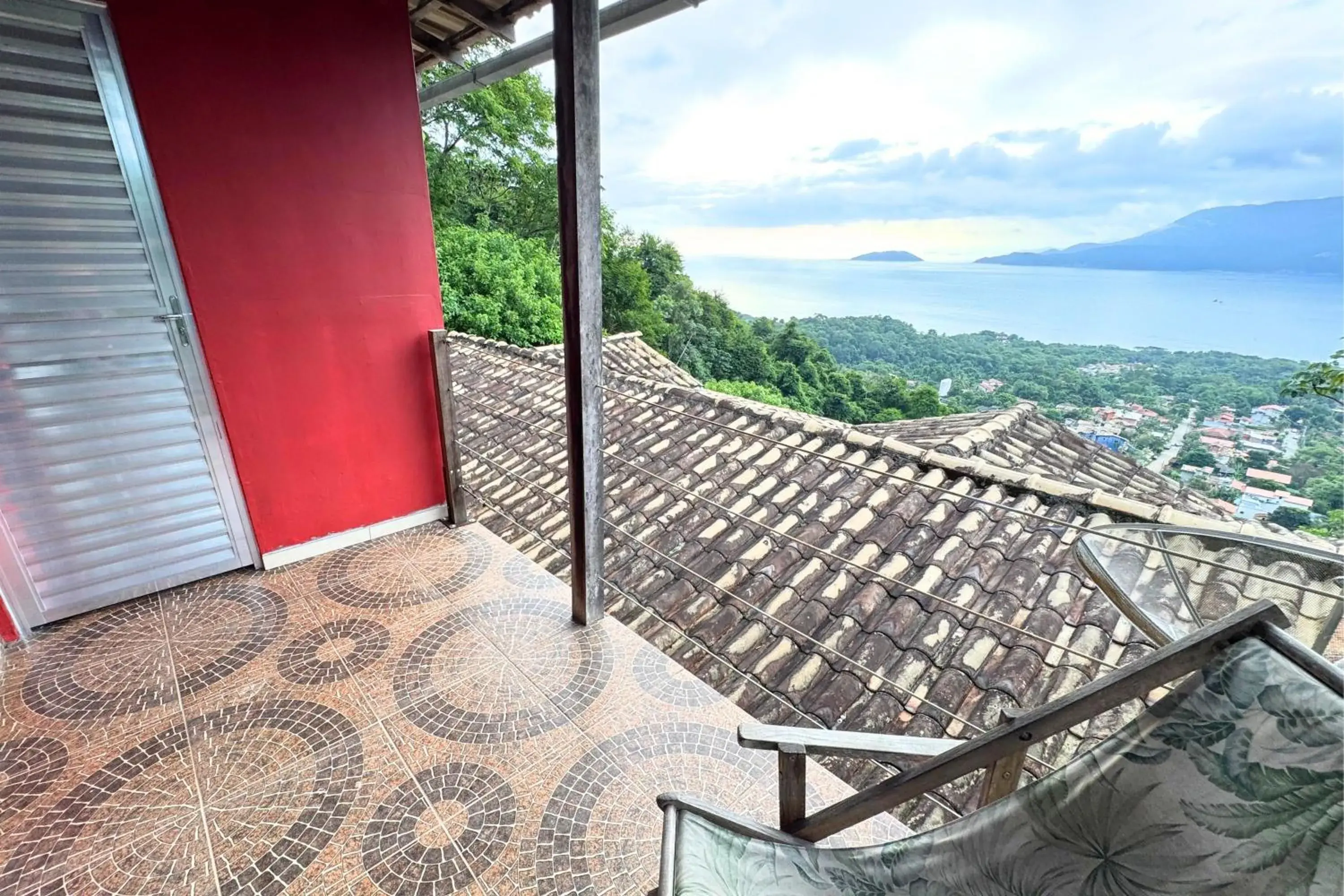 Quadruple Room with Sea View in Pousada Mirante Ilhabela Quadruple Room with Sea View in Pousada Mirante Ilhabela
