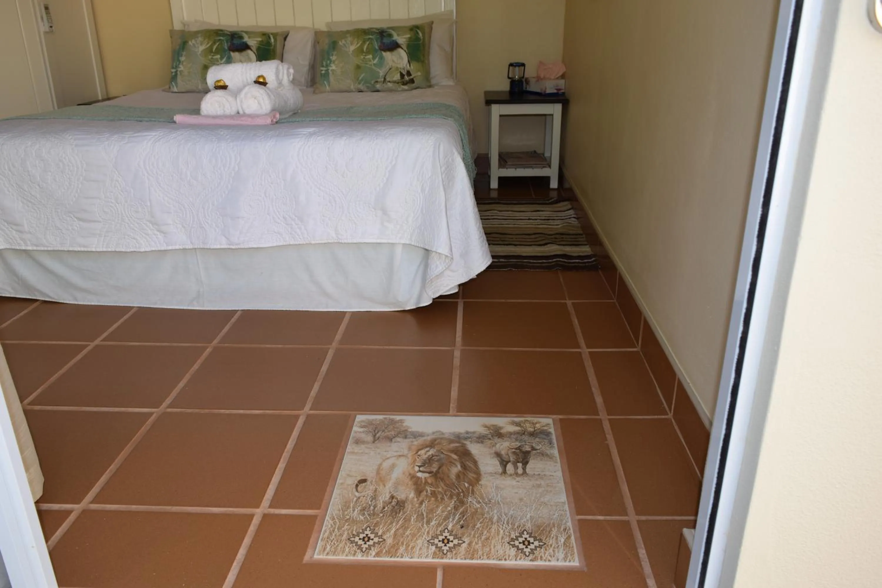 Decorative detail, Bed in Hunters B&B