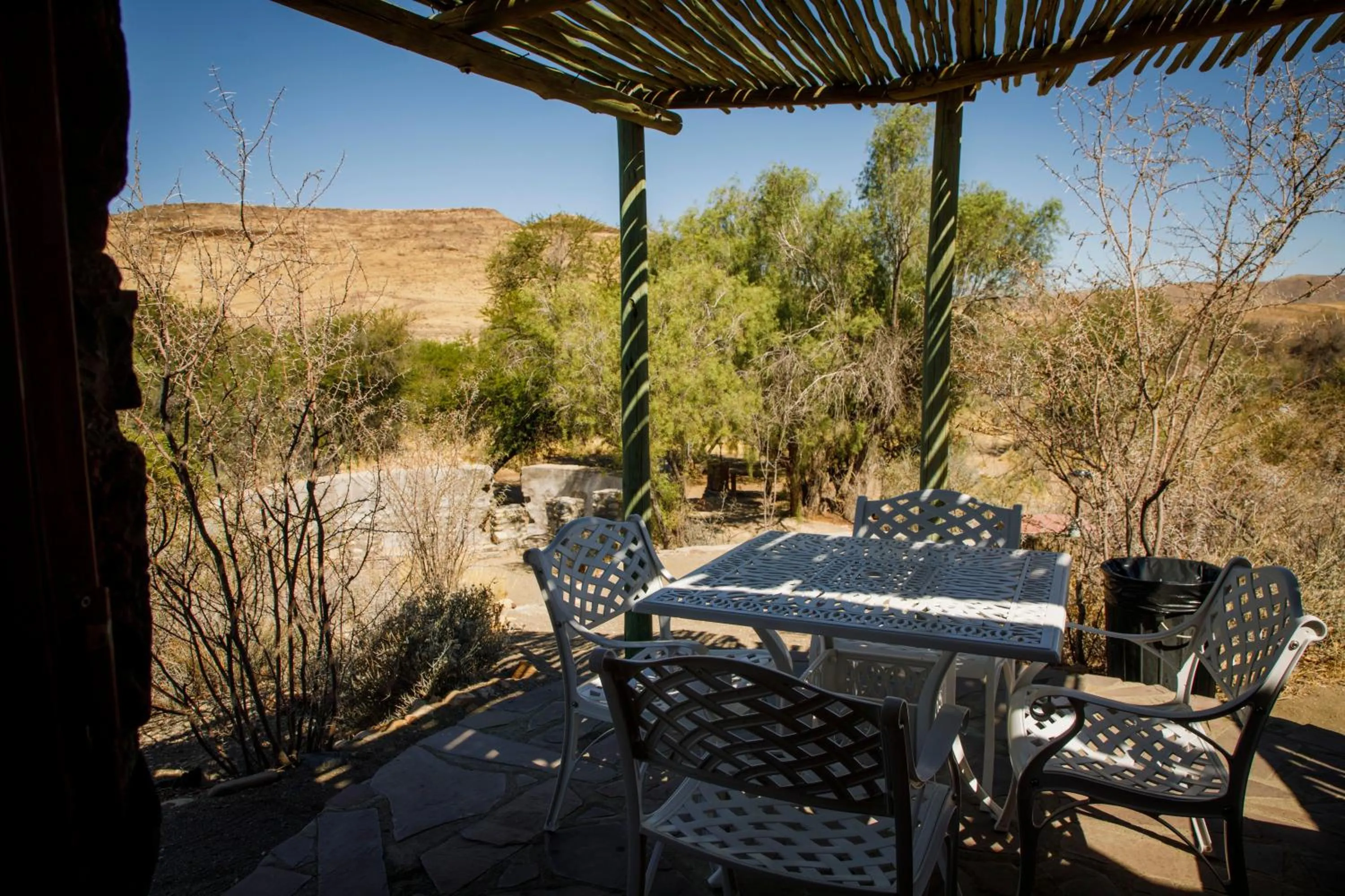 Balcony/Terrace in Tsauchab River Camp
