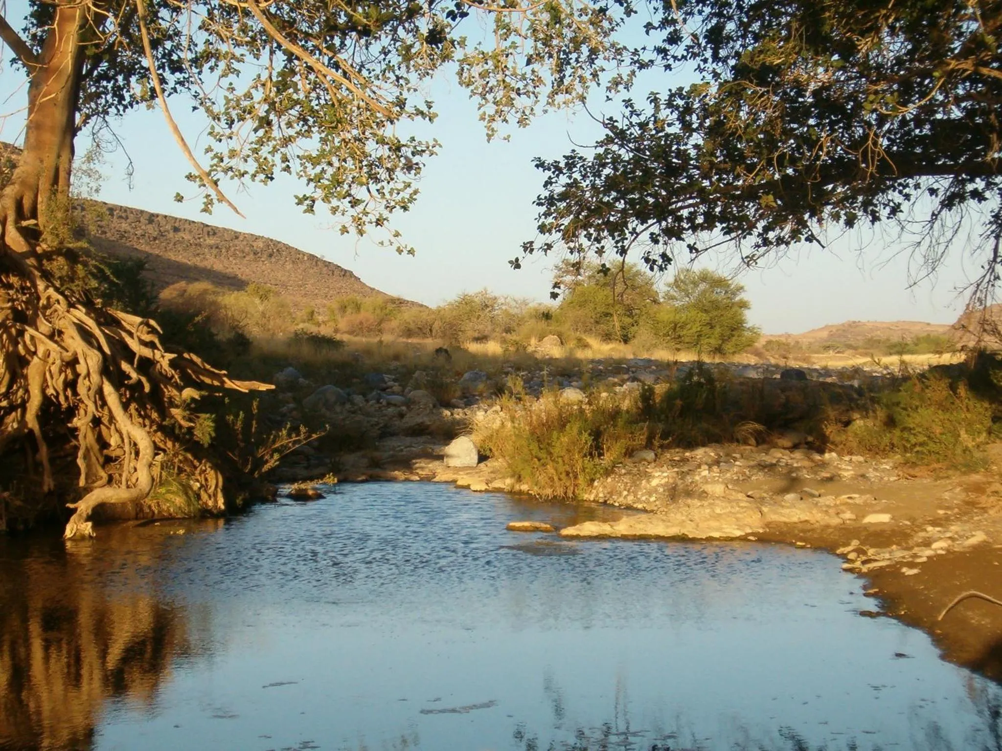 Natural landscape in Tsauchab River Camp
