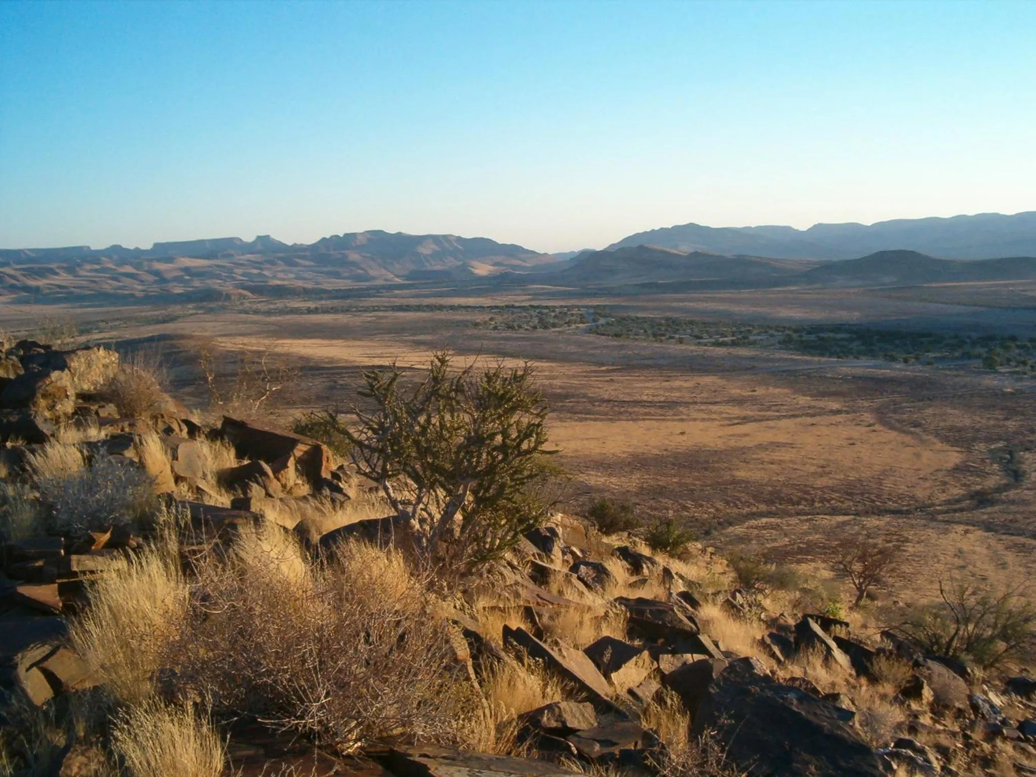 Natural landscape in Tsauchab River Camp