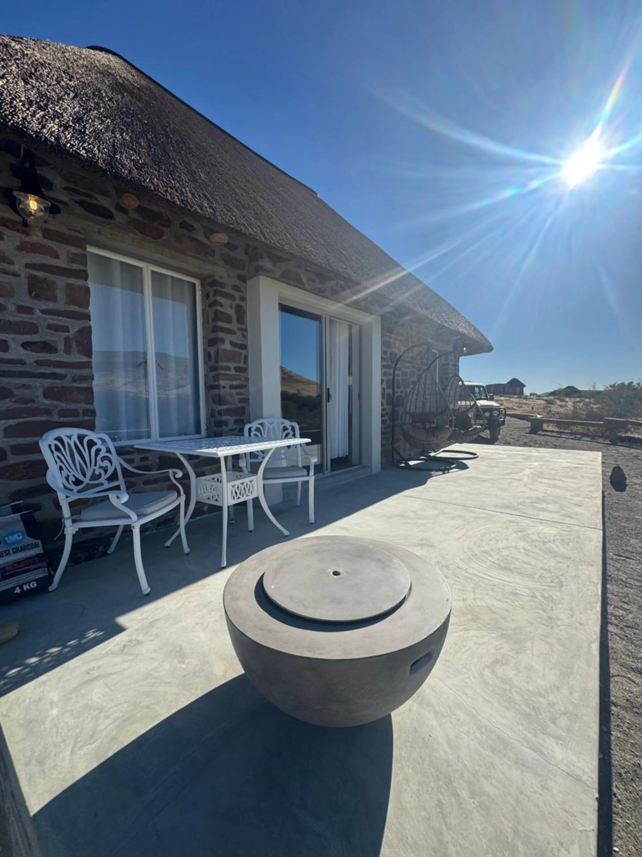 Patio in Tsauchab River Camp