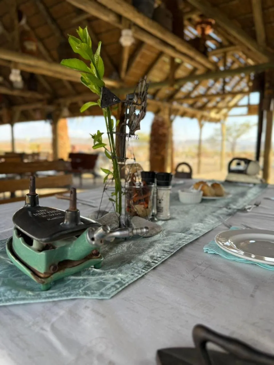Dining area in Tsauchab River Camp