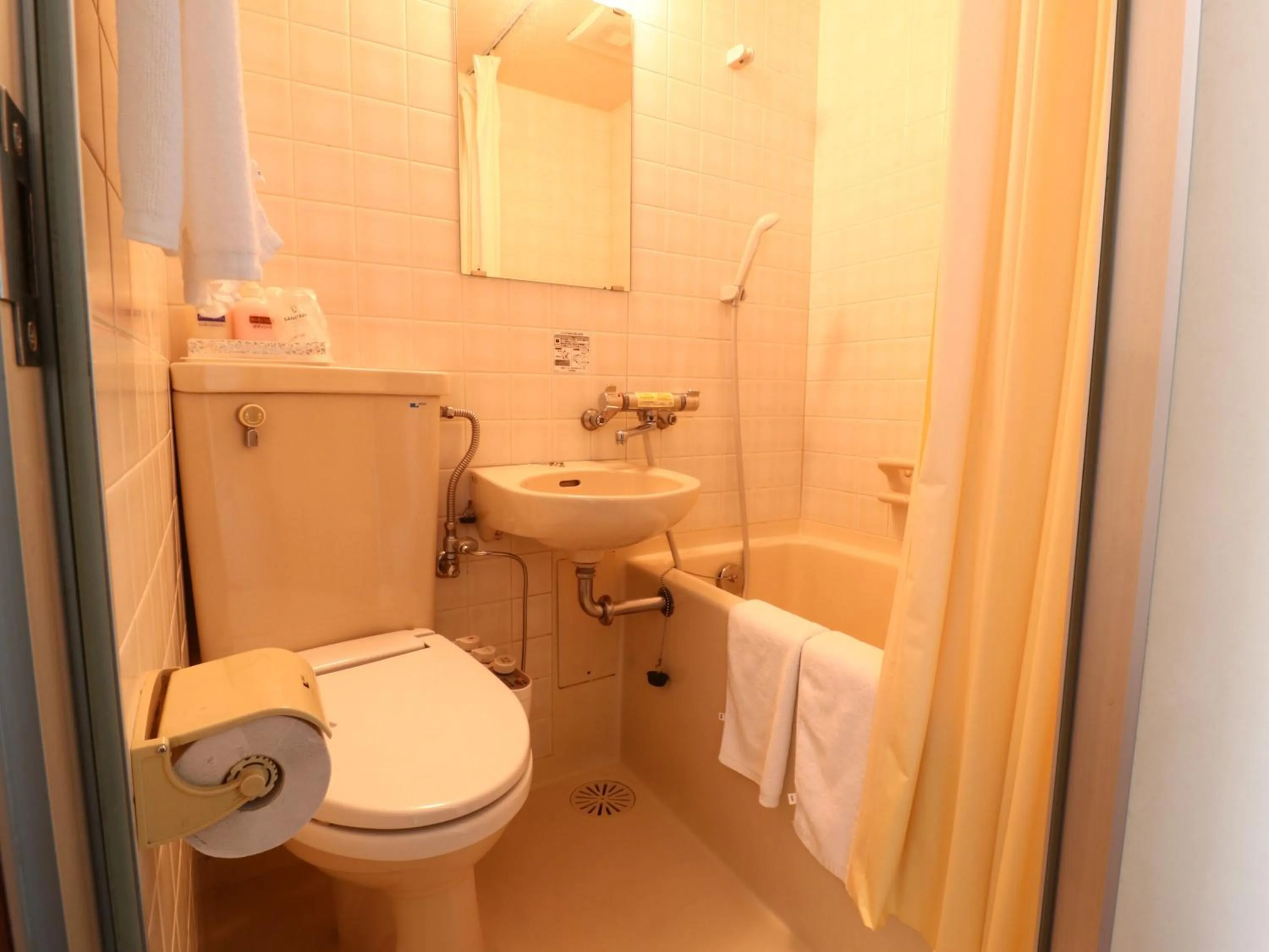 Shower in Shinseto Station Hotel