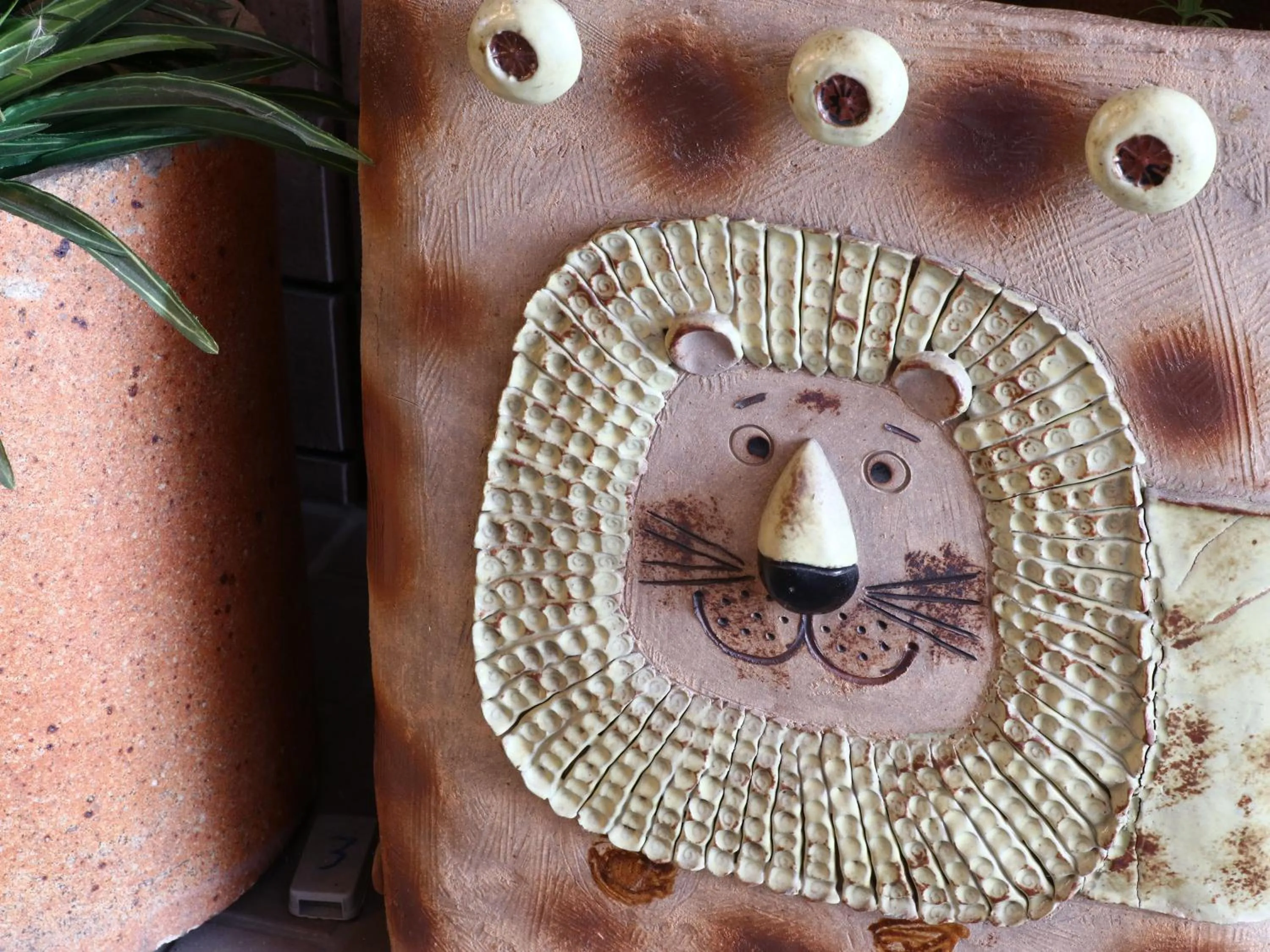 Decorative detail in Shinseto Station Hotel