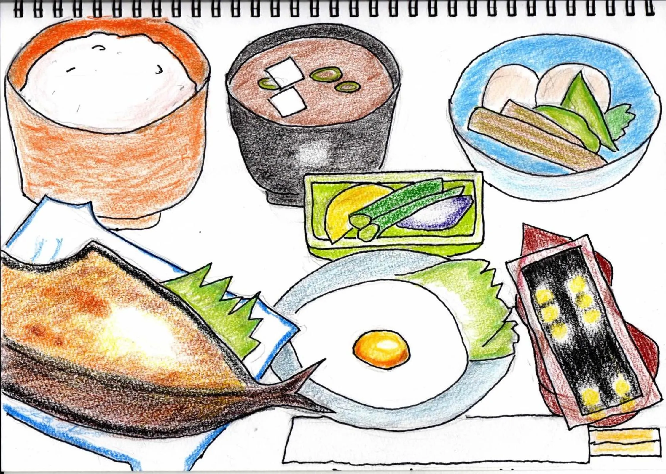 Asian breakfast in Shinseto Station Hotel