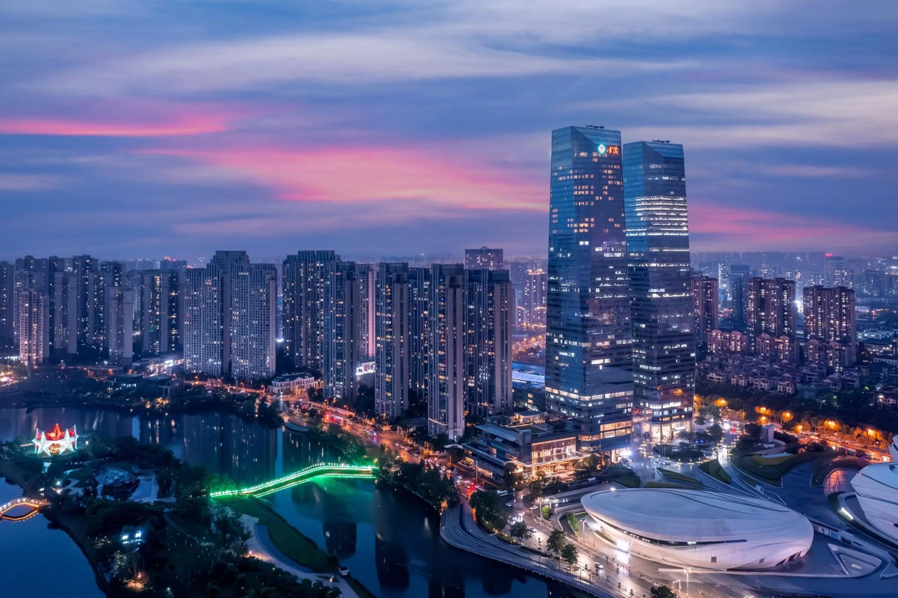 Property building in Meixi Lake Hotel, a Luxury Collection Hotel, Changsha