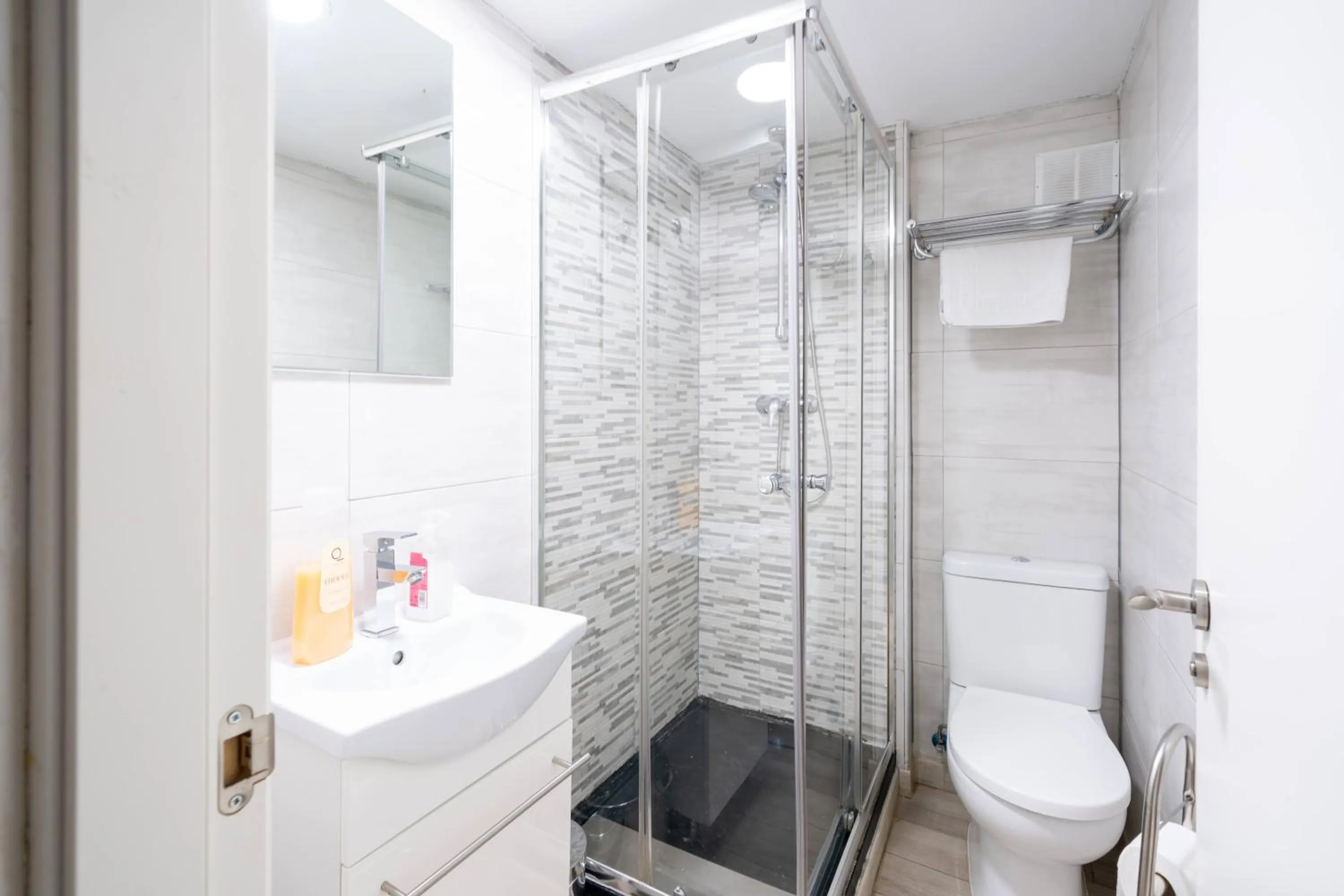 Toilet in Apartamentos GO - Leopoldo Cano Center