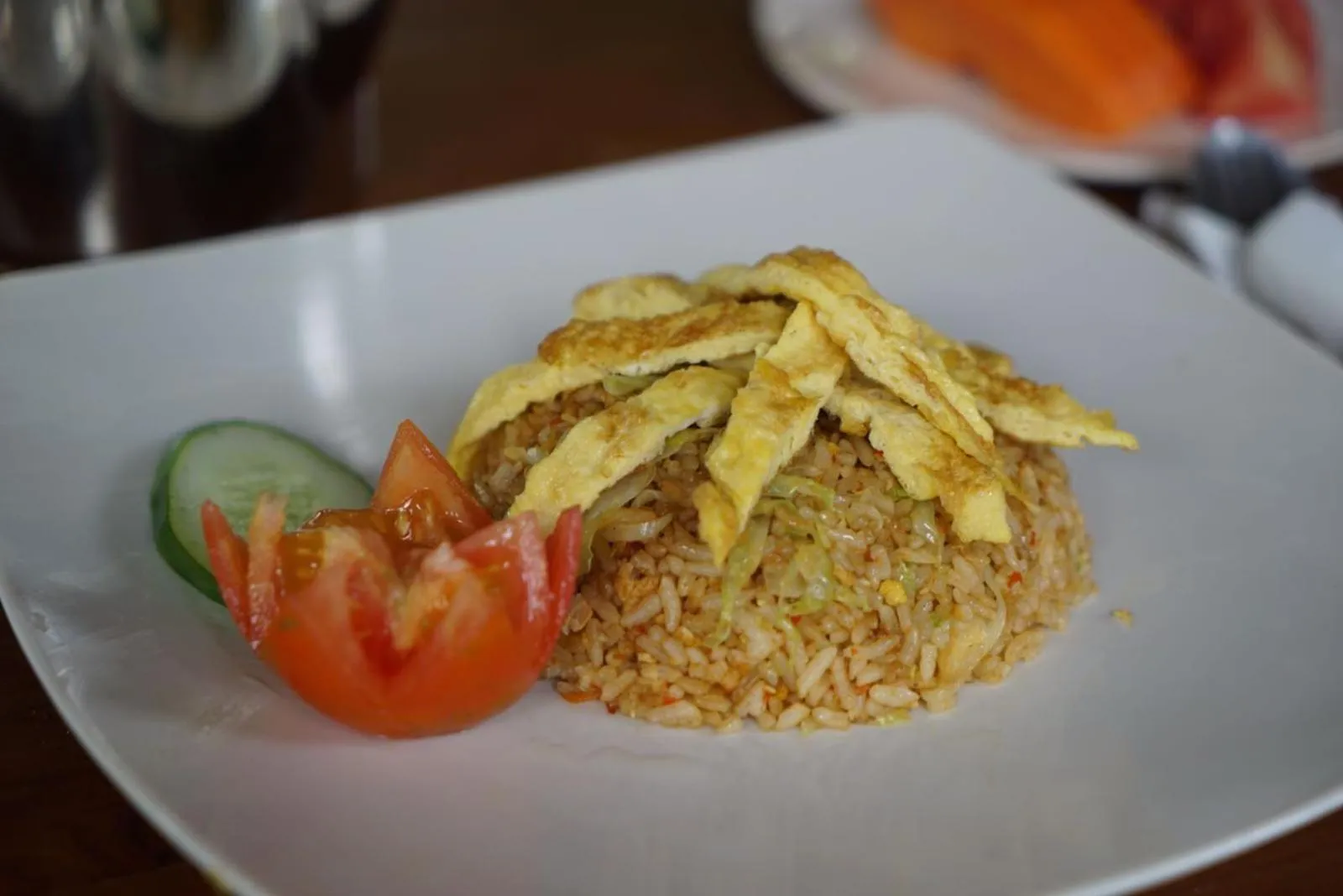 Asian breakfast in Ary House Ubud